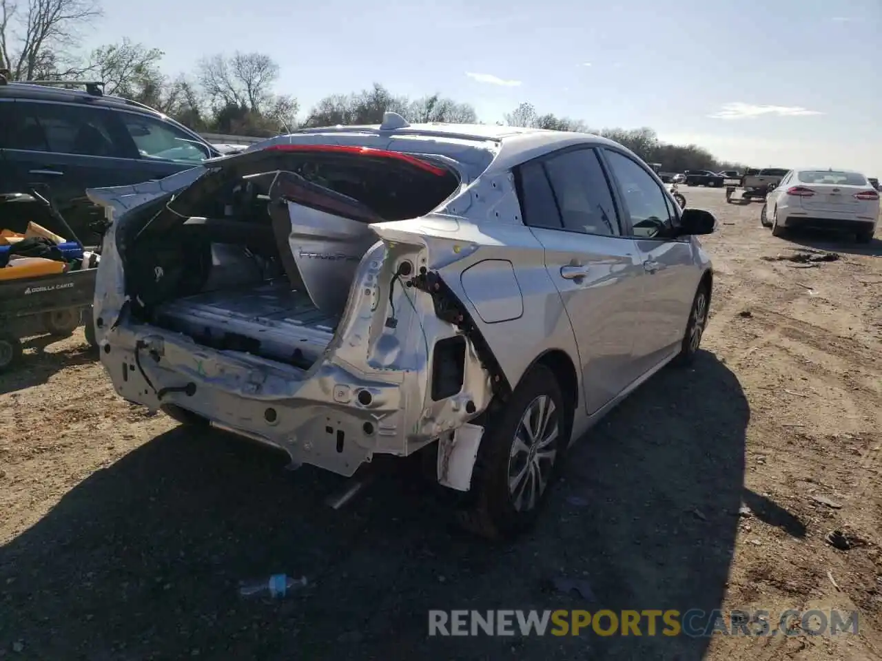 4 Photograph of a damaged car JTDKAMFP8N3200339 TOYOTA PRIUS 2022