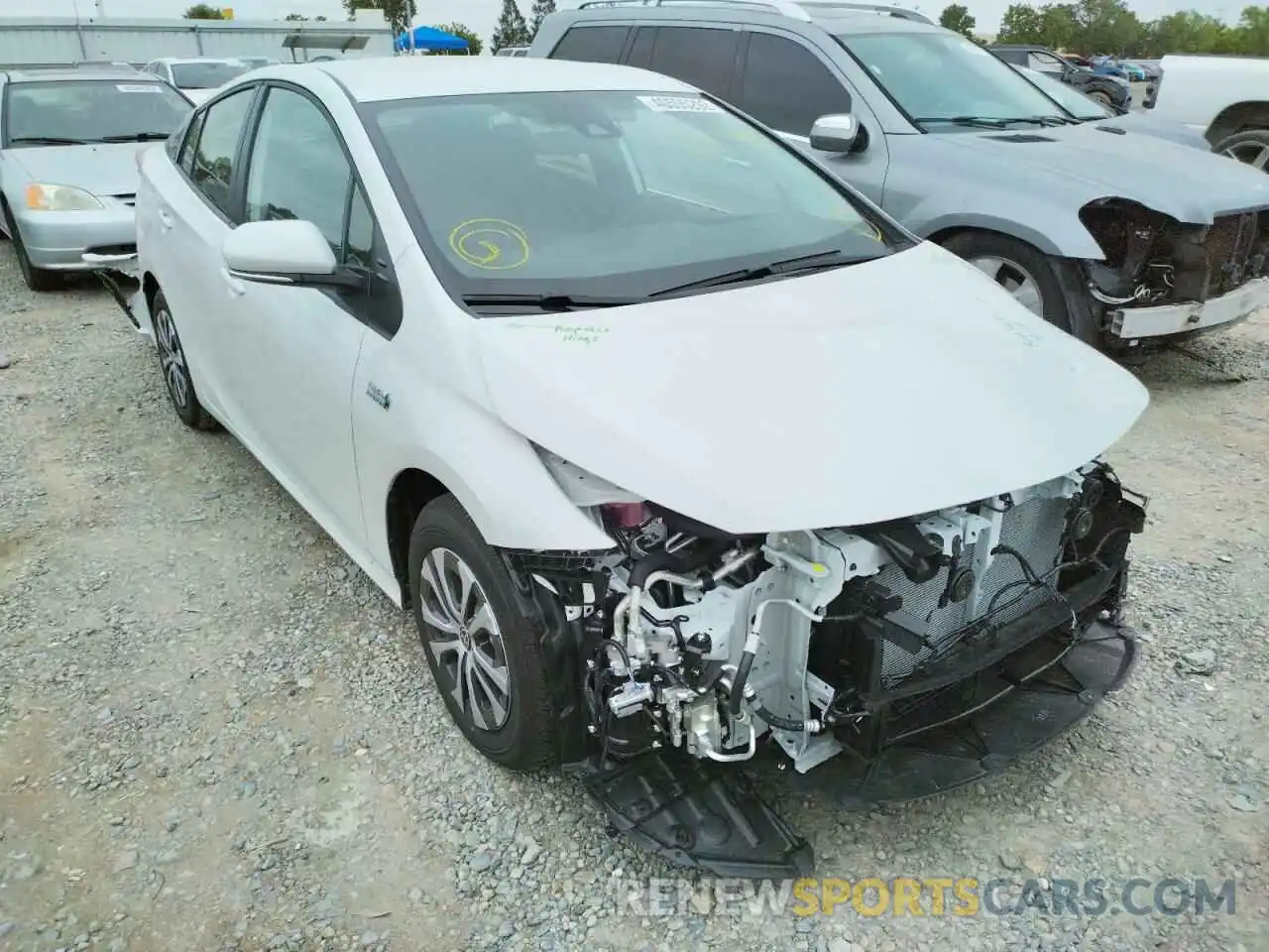 1 Photograph of a damaged car JTDKAMFP8N3207548 TOYOTA PRIUS 2022