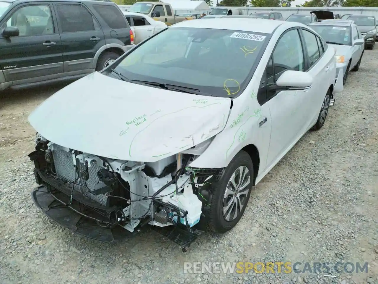 2 Photograph of a damaged car JTDKAMFP8N3207548 TOYOTA PRIUS 2022