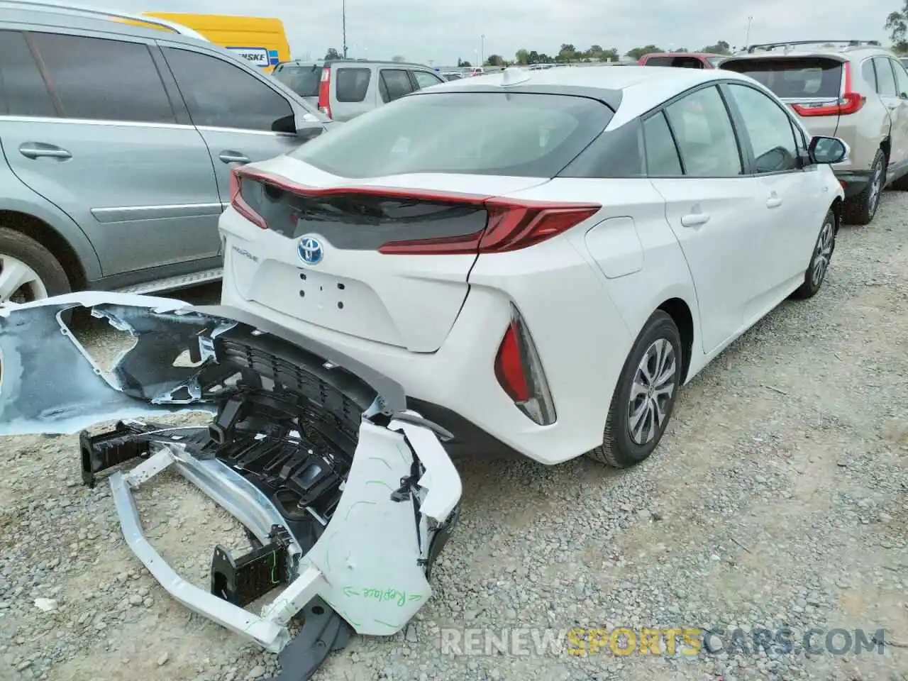 4 Photograph of a damaged car JTDKAMFP8N3207548 TOYOTA PRIUS 2022