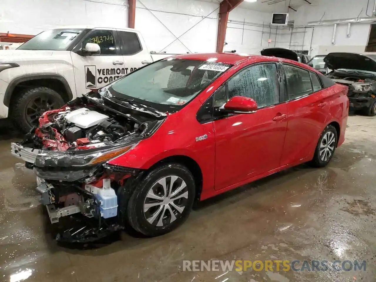 1 Photograph of a damaged car JTDKAMFP8N3217397 TOYOTA PRIUS 2022