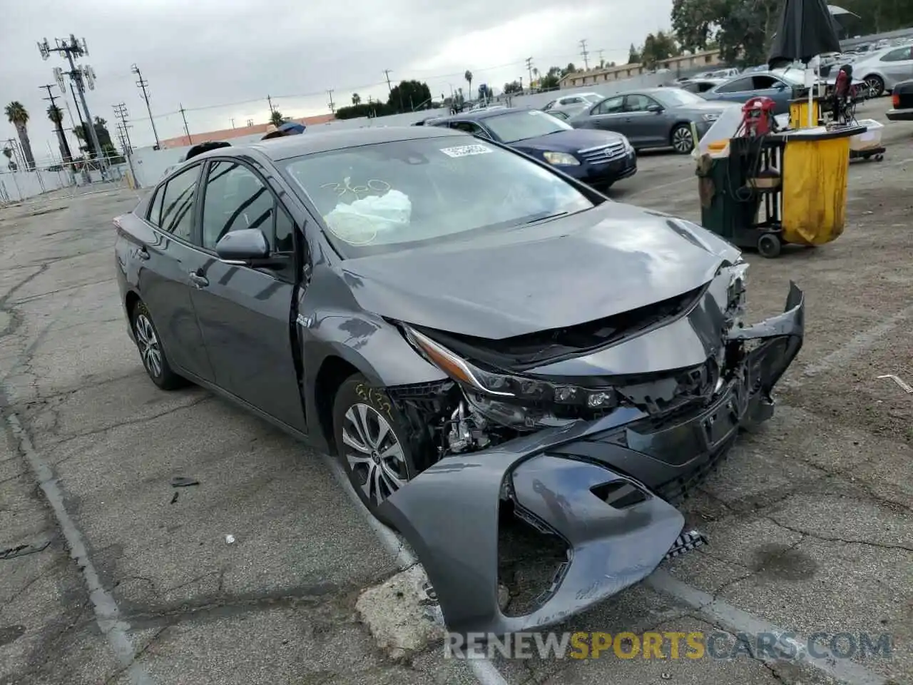 1 Photograph of a damaged car JTDKAMFP9N3199945 TOYOTA PRIUS 2022