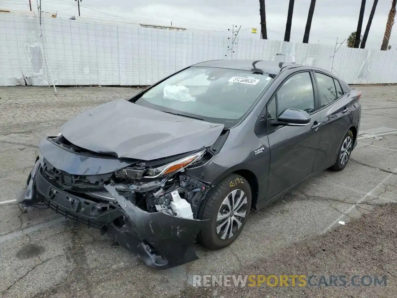 2 Photograph of a damaged car JTDKAMFP9N3199945 TOYOTA PRIUS 2022