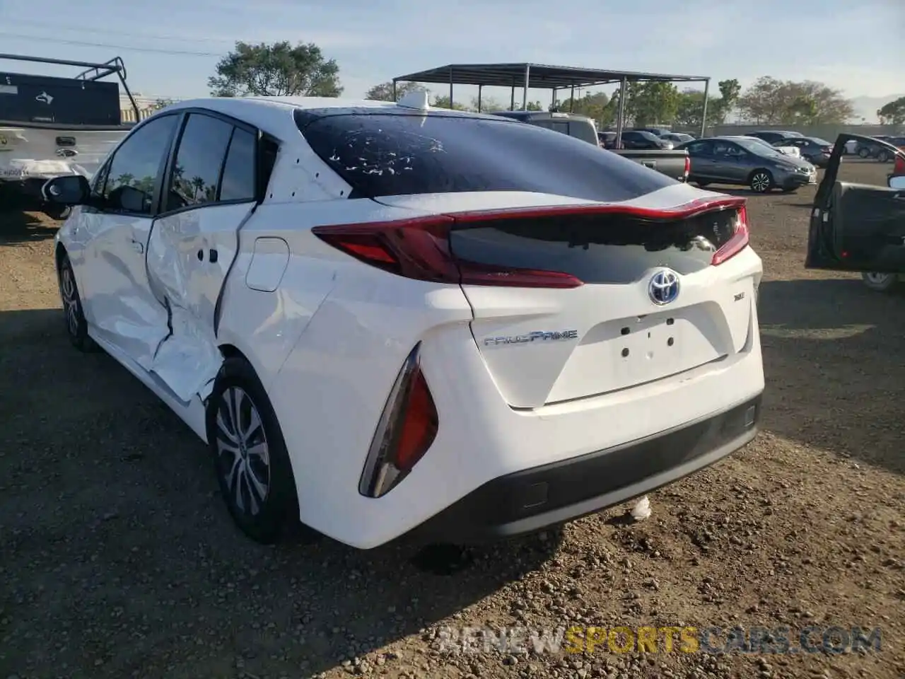 3 Photograph of a damaged car JTDKAMFP9N3201726 TOYOTA PRIUS 2022