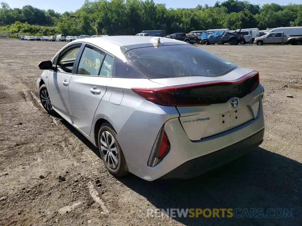 3 Photograph of a damaged car JTDKAMFP9N3207428 TOYOTA PRIUS 2022