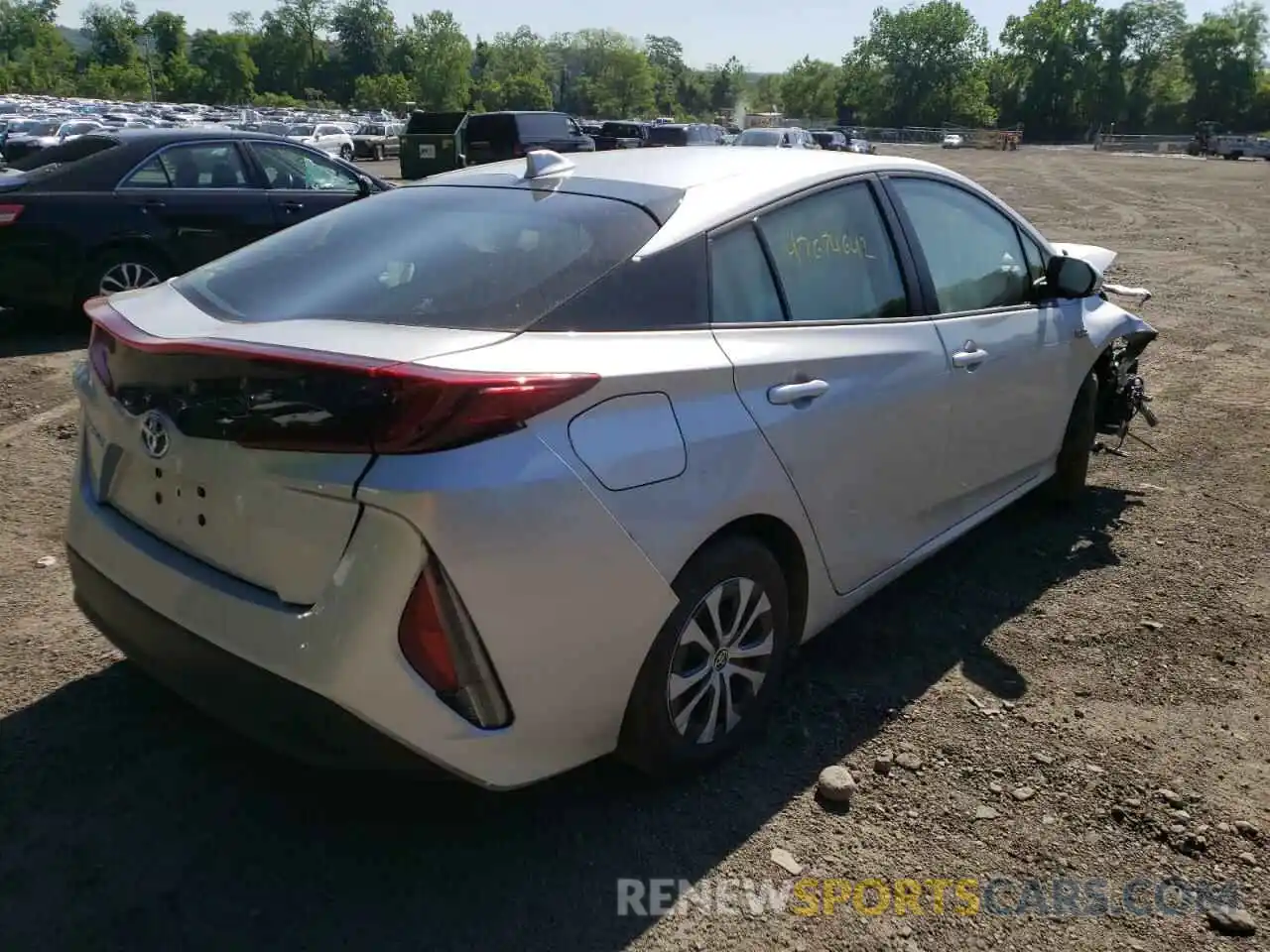 4 Photograph of a damaged car JTDKAMFP9N3207428 TOYOTA PRIUS 2022