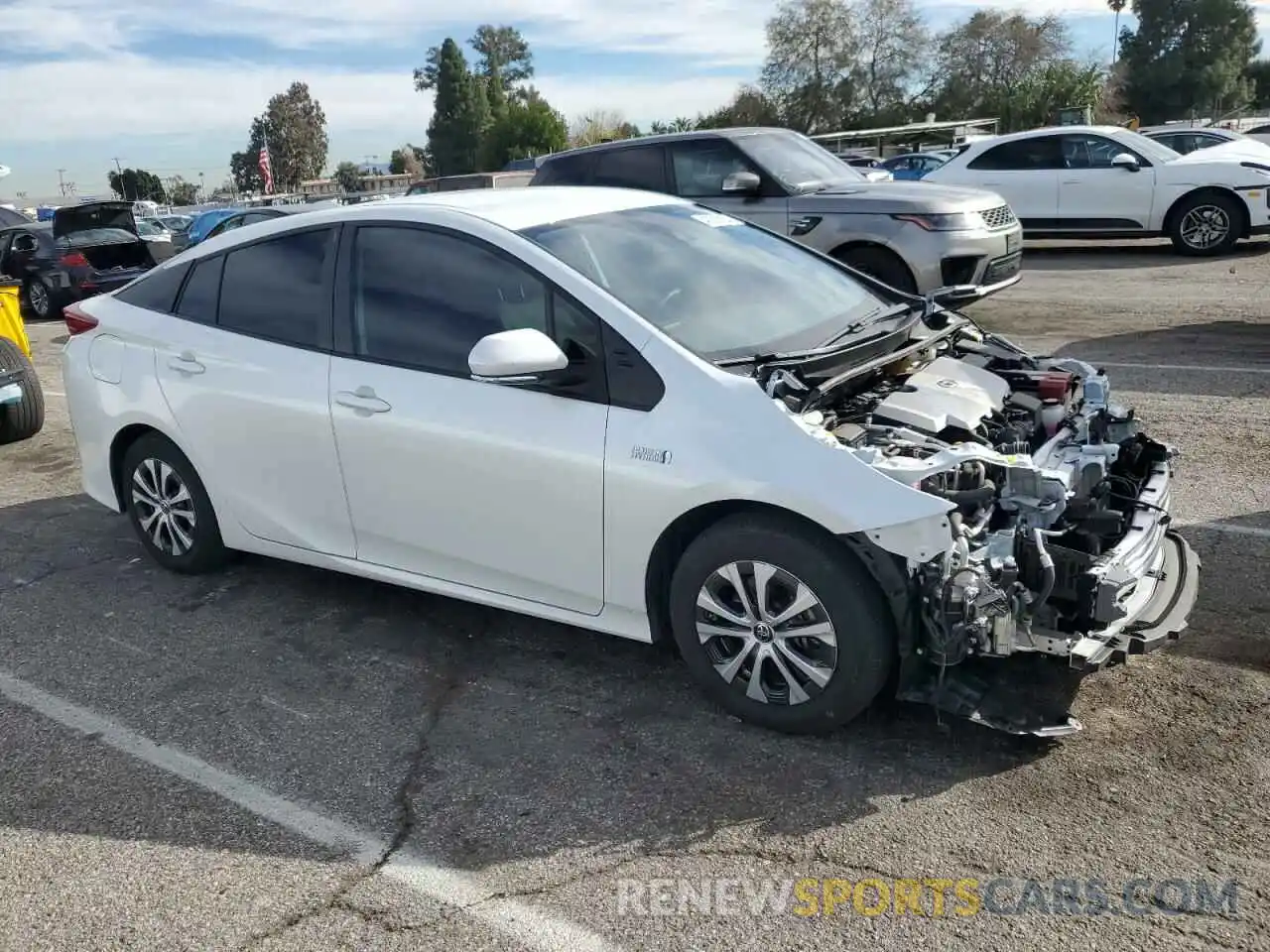 4 Photograph of a damaged car JTDKAMFP9N3210183 TOYOTA PRIUS 2022