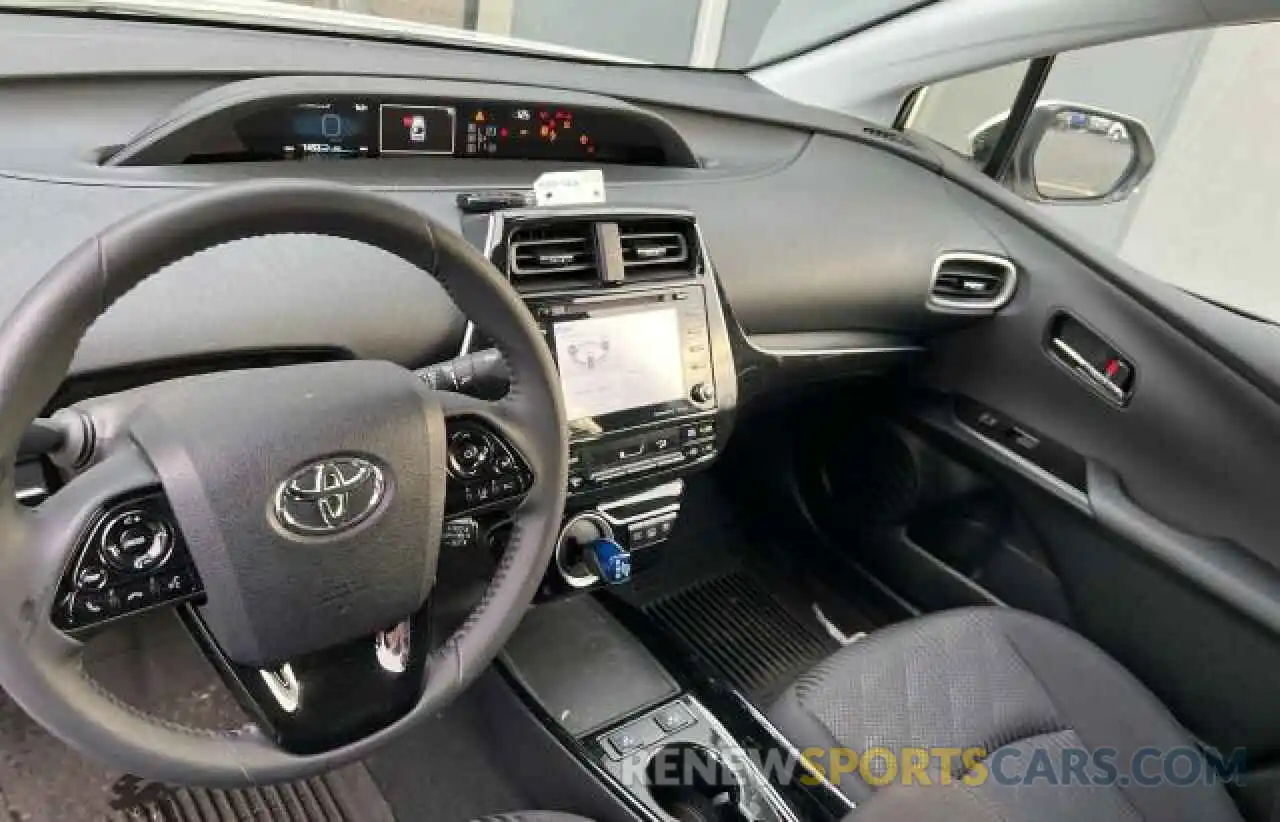 9 Фотография поврежденного автомобиля JTDKAMFP9N3212080 TOYOTA PRIUS 2022