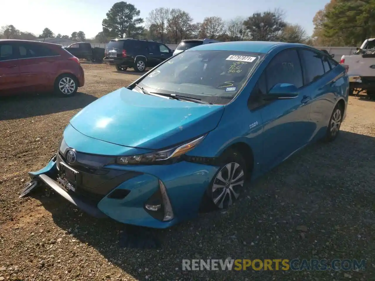 2 Photograph of a damaged car JTDKAMFPXN3198836 TOYOTA PRIUS 2022