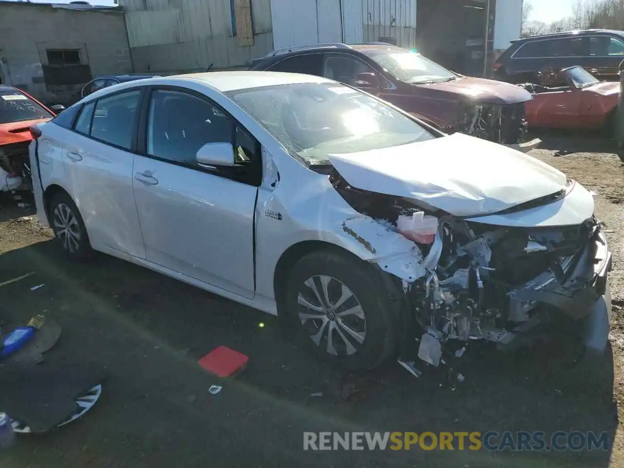 4 Photograph of a damaged car JTDKAMFPXN3208958 TOYOTA PRIUS 2022