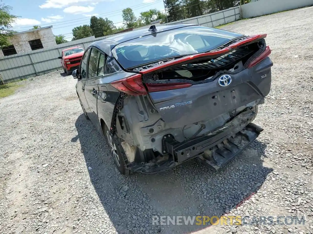 3 Photograph of a damaged car JTDKAMFPXN3209673 TOYOTA PRIUS 2022