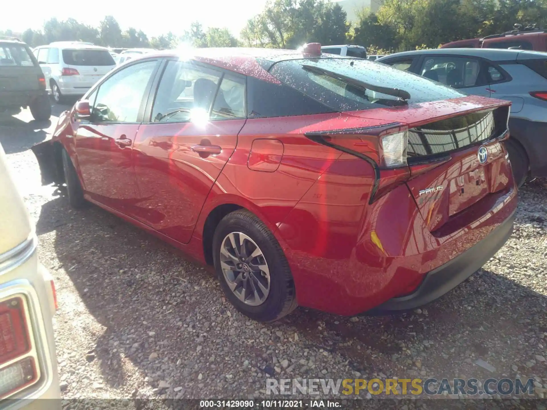 3 Фотография поврежденного автомобиля JTDKAMFU0N3153961 TOYOTA PRIUS 2022