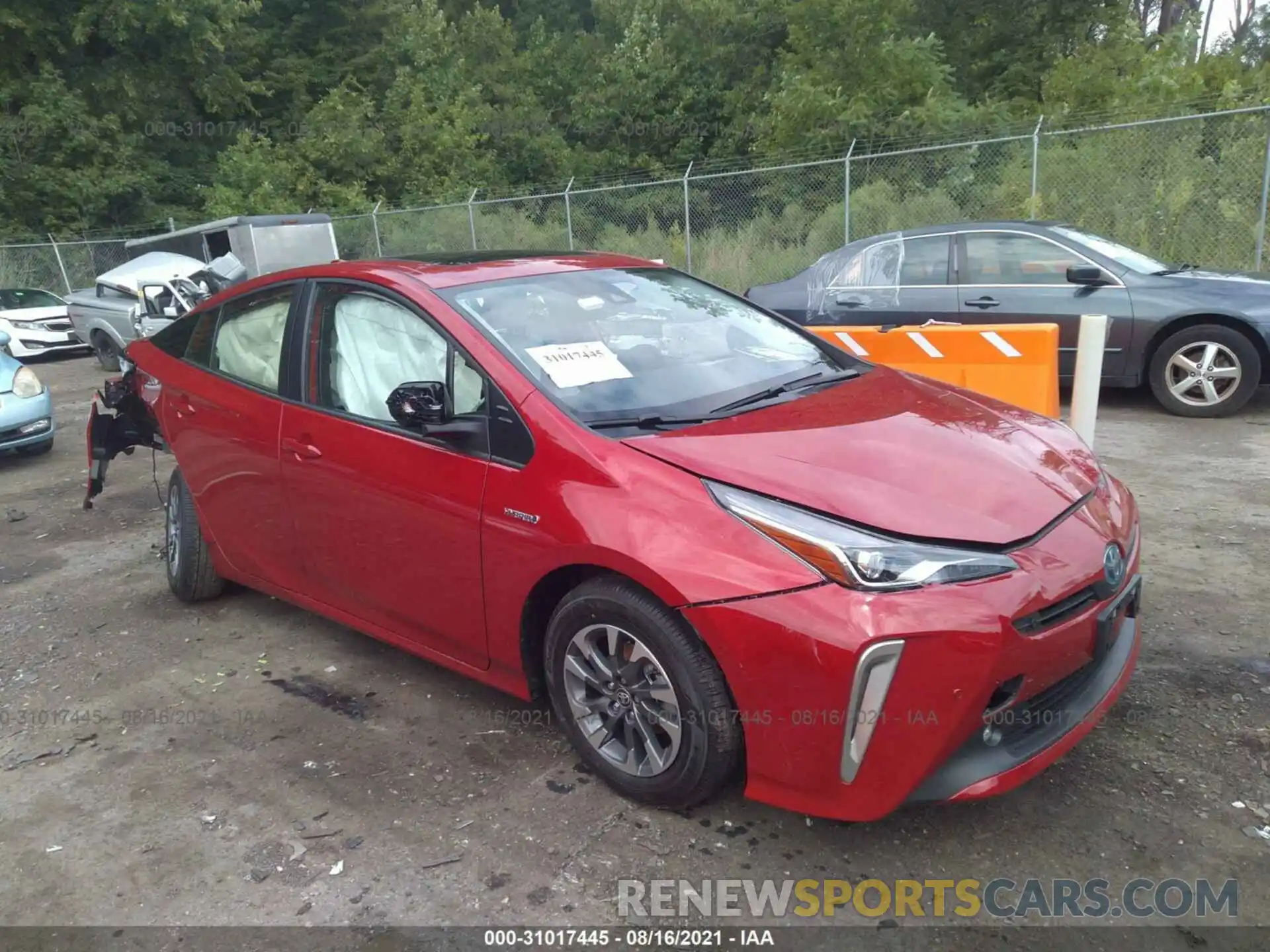 1 Фотография поврежденного автомобиля JTDKAMFU0N3153975 TOYOTA PRIUS 2022