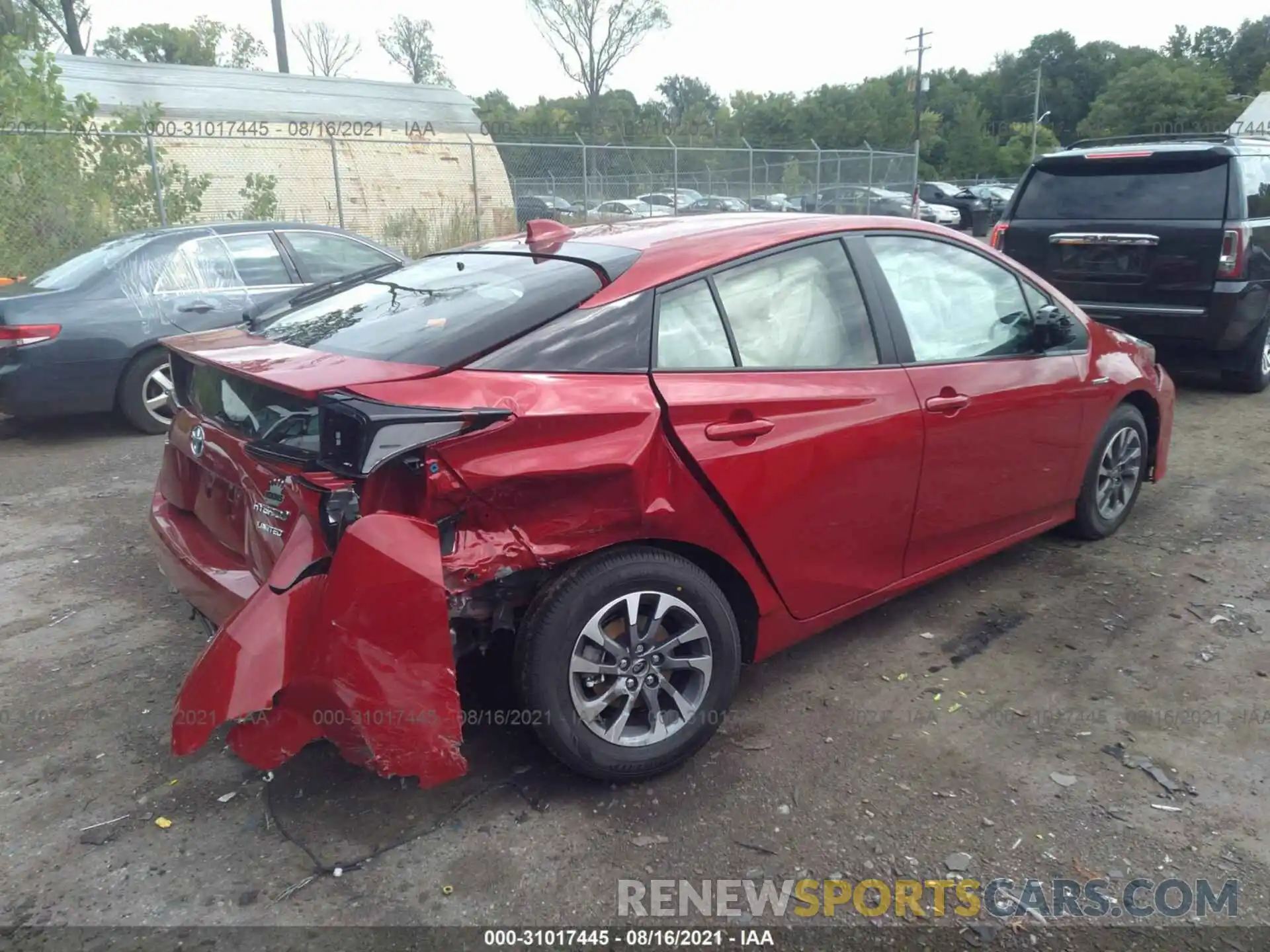 4 Photograph of a damaged car JTDKAMFU0N3153975 TOYOTA PRIUS 2022