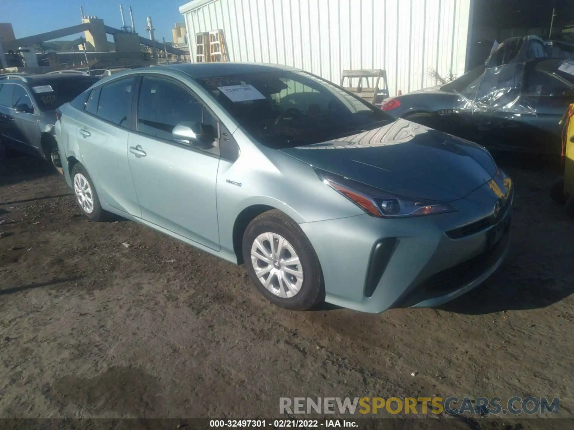 1 Photograph of a damaged car JTDKAMFU0N3154916 TOYOTA PRIUS 2022