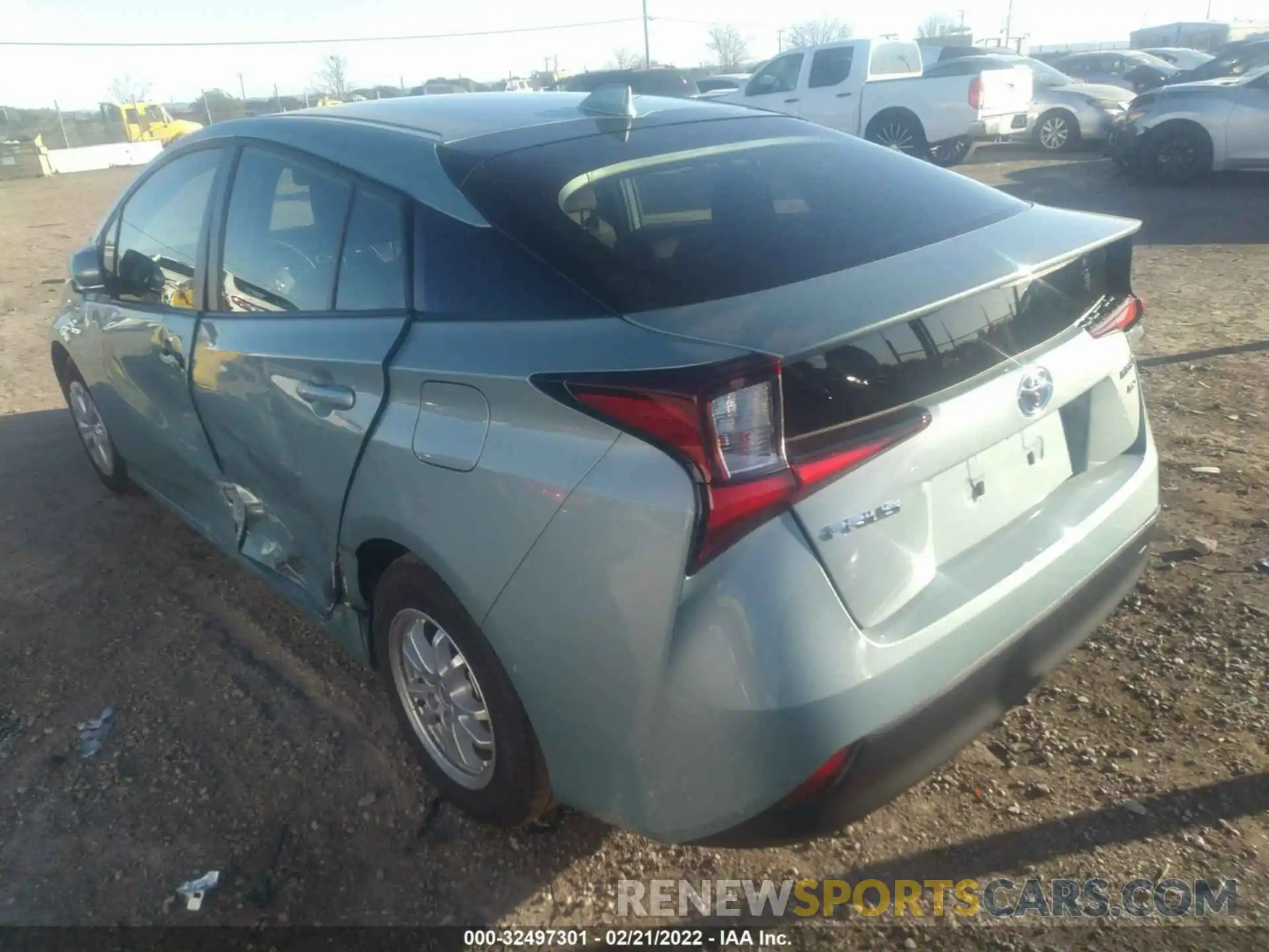 3 Photograph of a damaged car JTDKAMFU0N3154916 TOYOTA PRIUS 2022