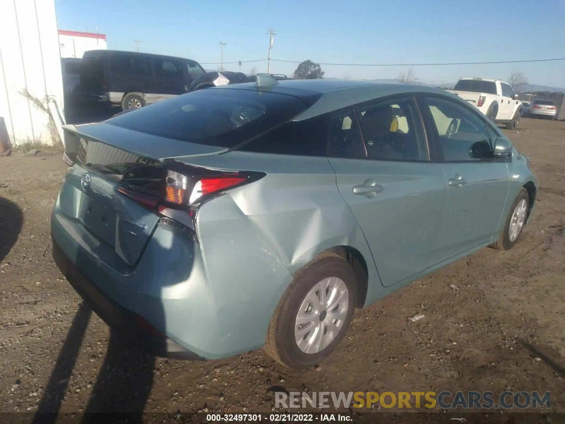 4 Photograph of a damaged car JTDKAMFU0N3154916 TOYOTA PRIUS 2022