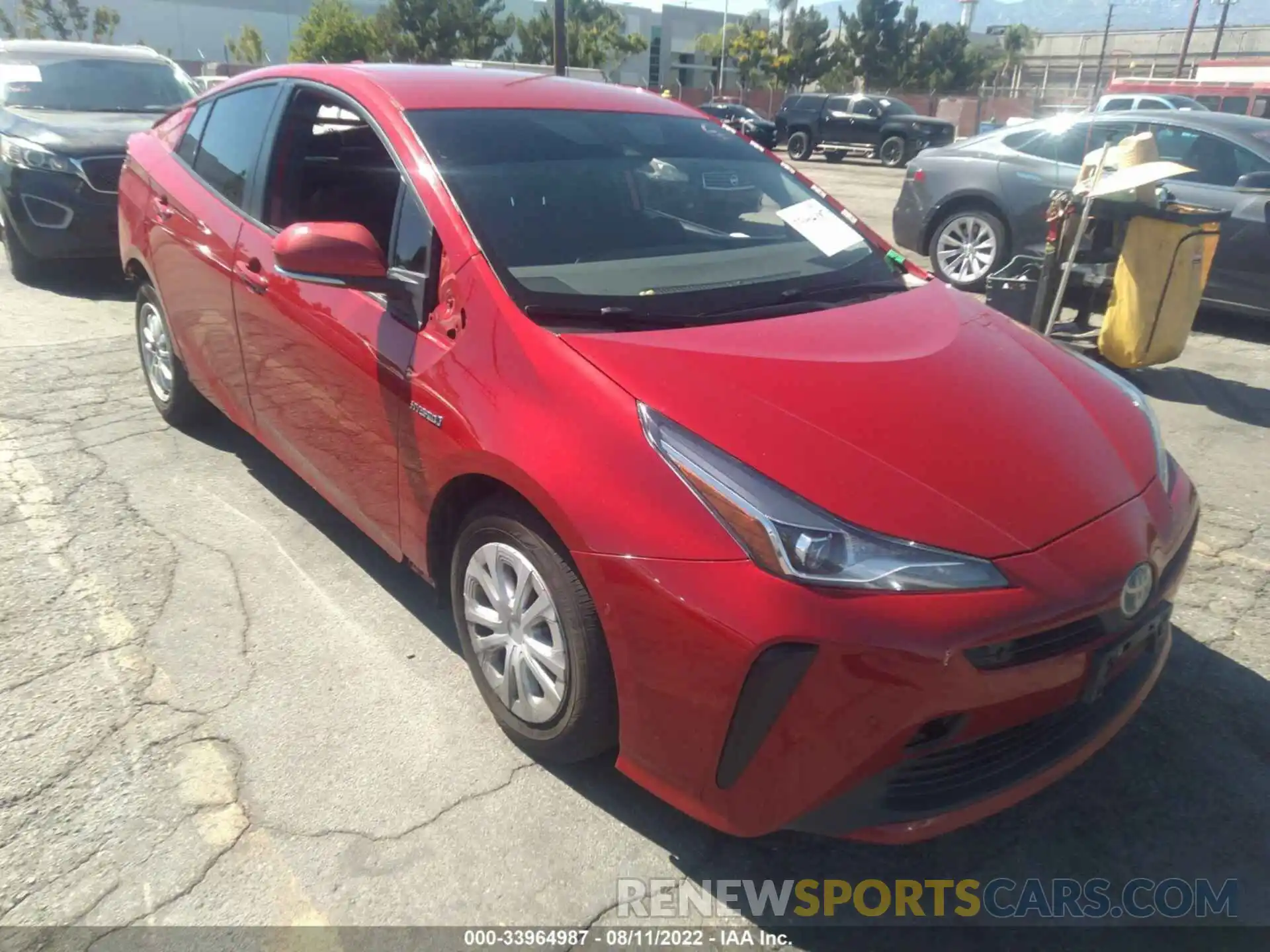 1 Фотография поврежденного автомобиля JTDKAMFU0N3156987 TOYOTA PRIUS 2022