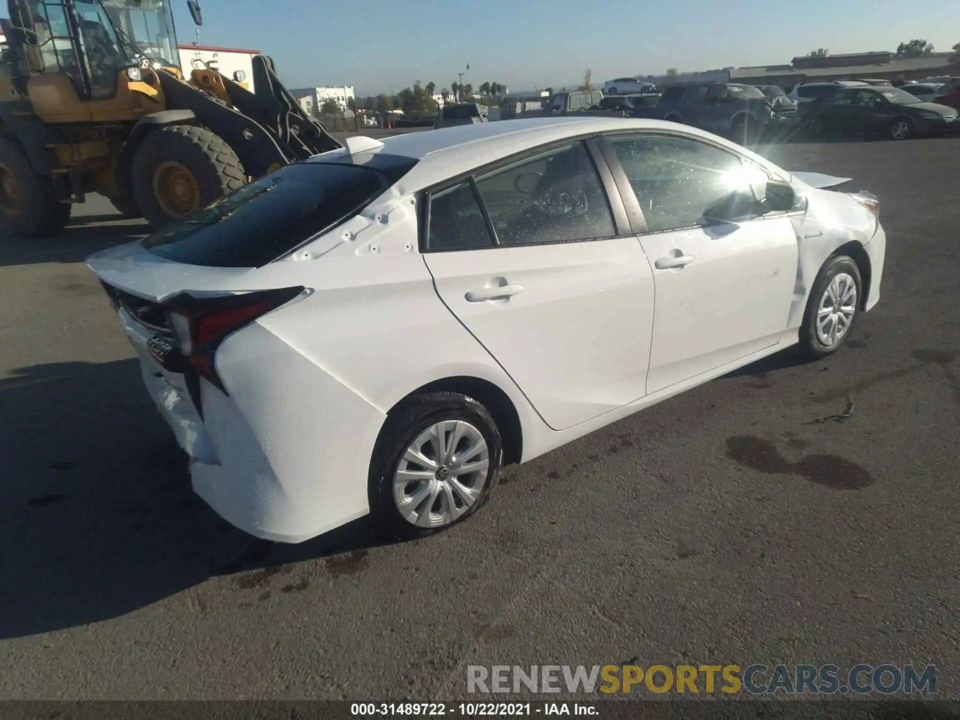 4 Фотография поврежденного автомобиля JTDKAMFU0N3157265 TOYOTA PRIUS 2022