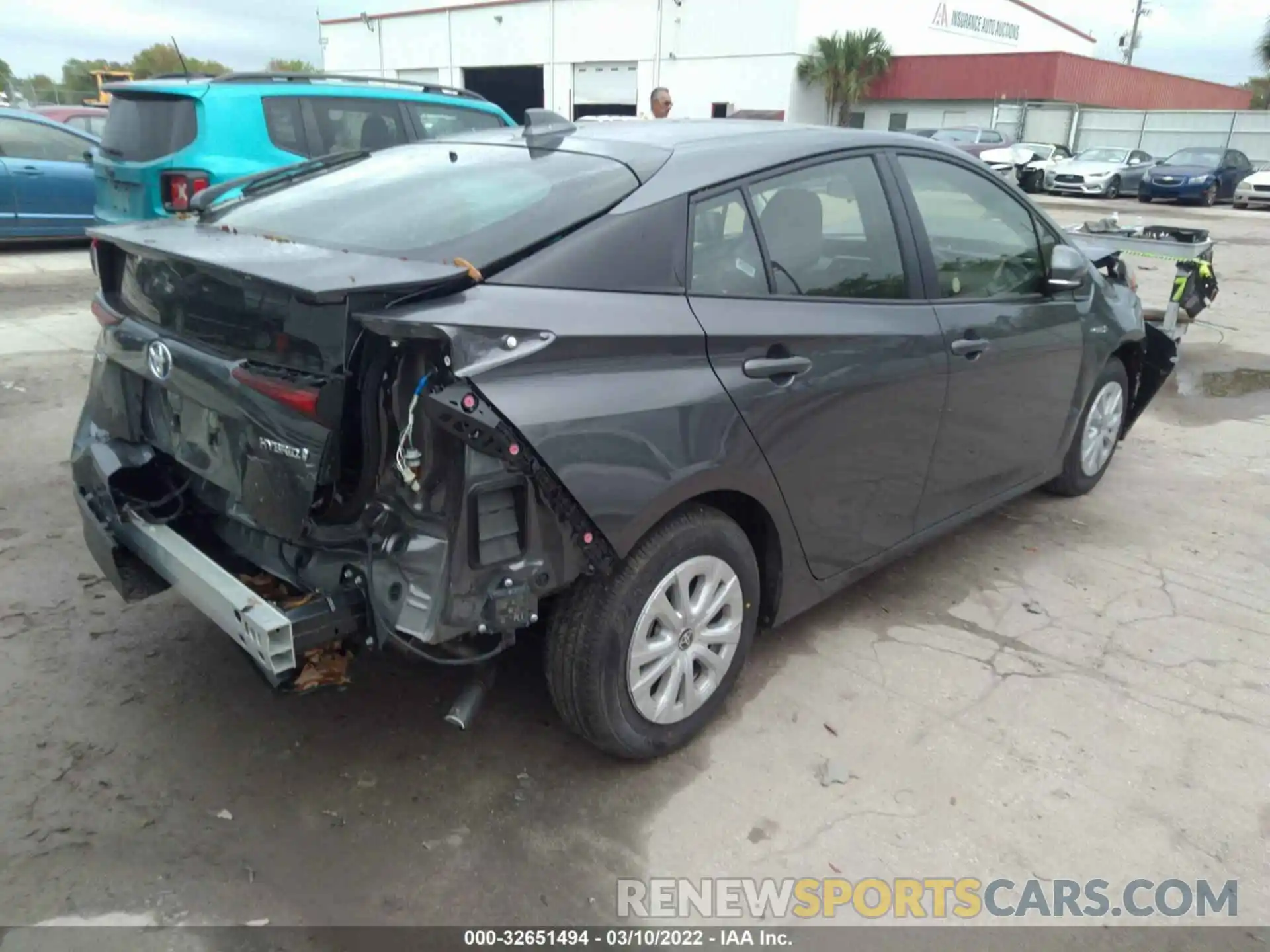 4 Photograph of a damaged car JTDKAMFU0N3160859 TOYOTA PRIUS 2022