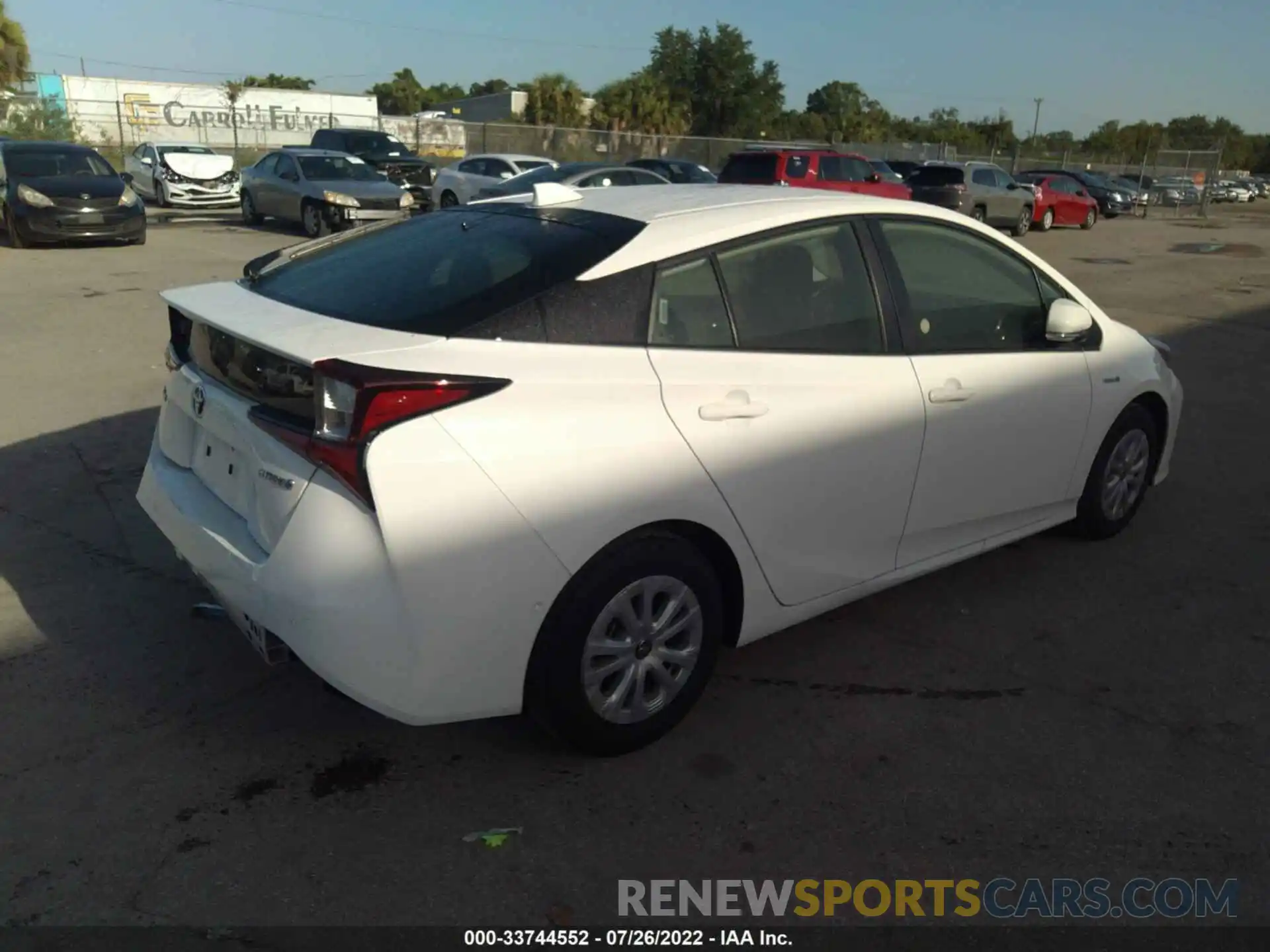 4 Photograph of a damaged car JTDKAMFU0N3163440 TOYOTA PRIUS 2022