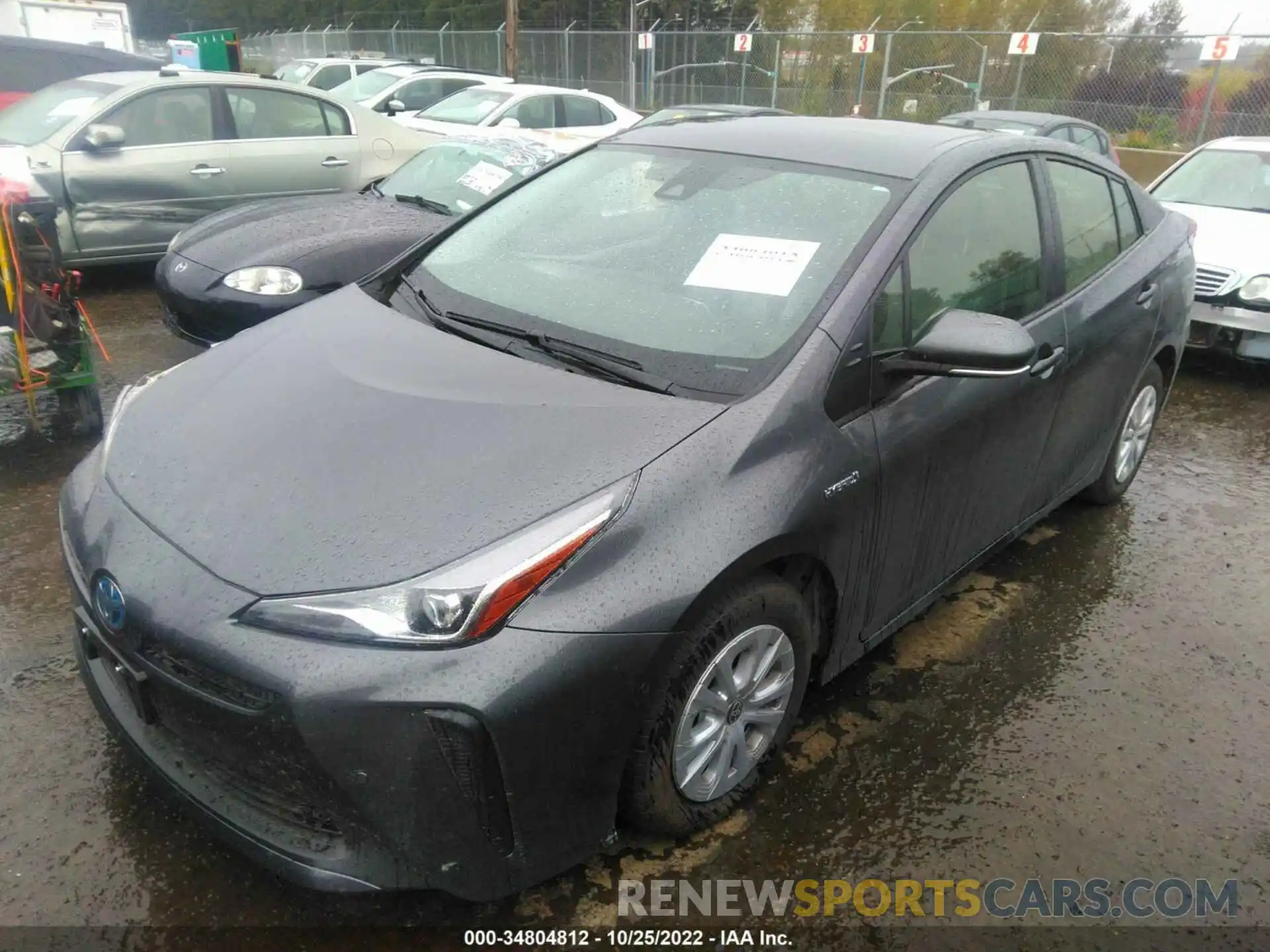 2 Фотография поврежденного автомобиля JTDKAMFU0N3164071 TOYOTA PRIUS 2022