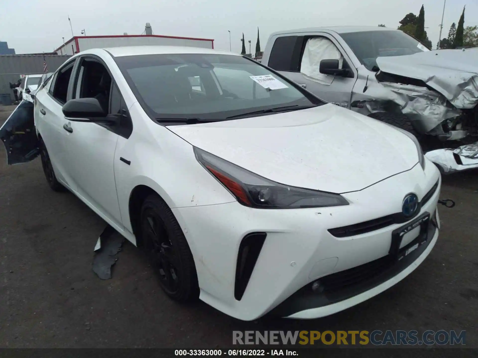 1 Фотография поврежденного автомобиля JTDKAMFU0N3170050 TOYOTA PRIUS 2022