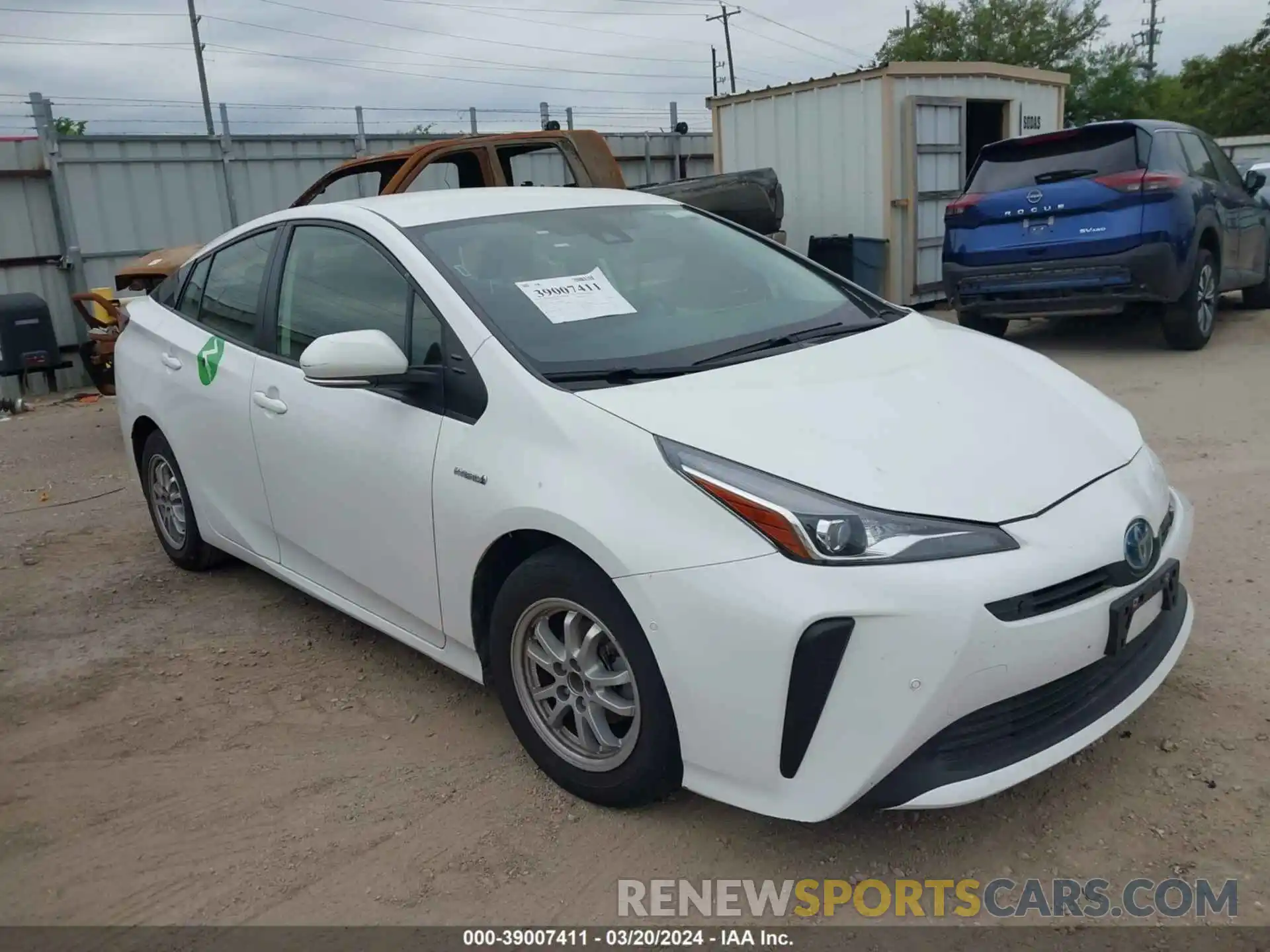 1 Фотография поврежденного автомобиля JTDKAMFU0N3179542 TOYOTA PRIUS 2022