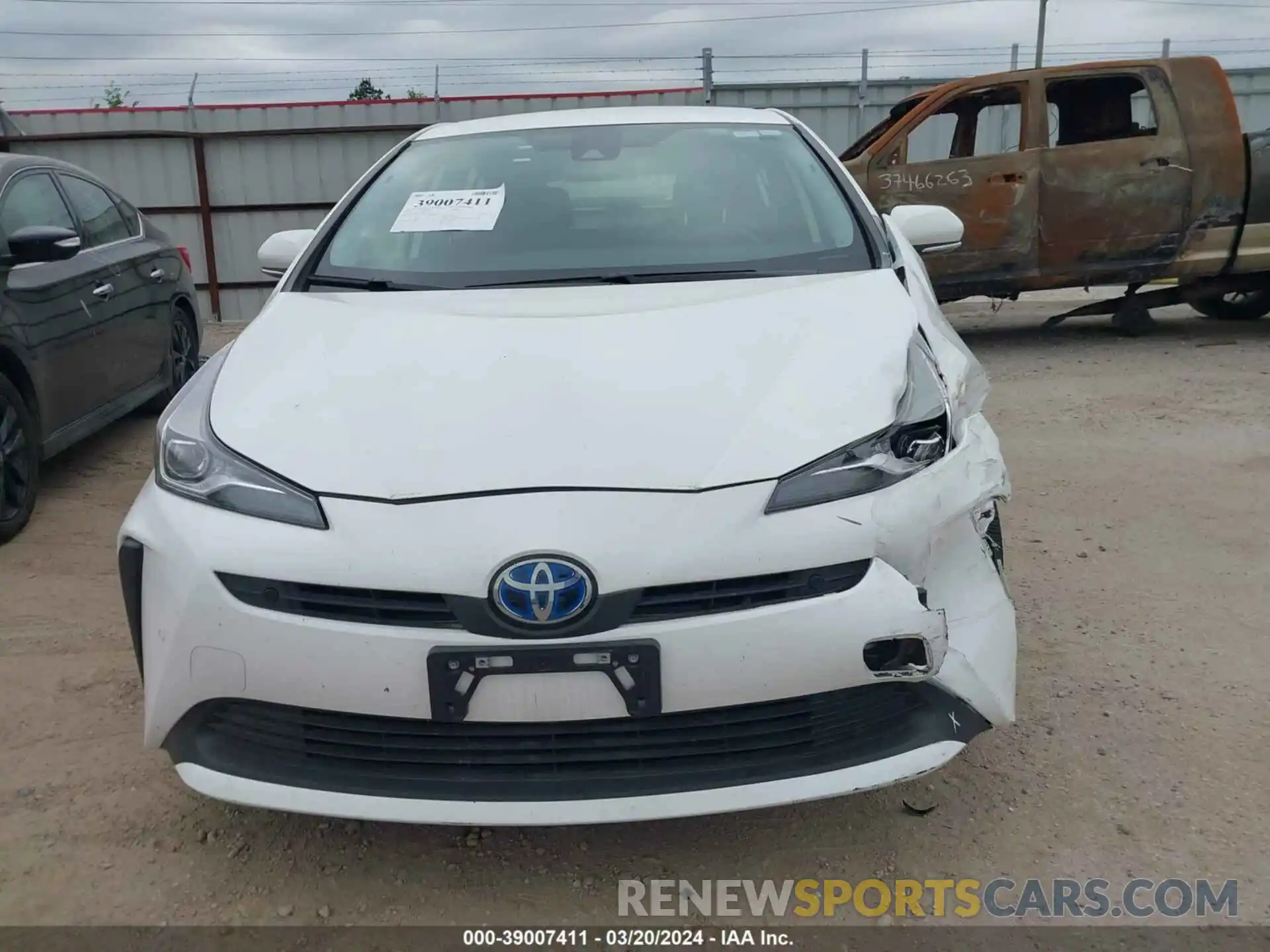 12 Фотография поврежденного автомобиля JTDKAMFU0N3179542 TOYOTA PRIUS 2022