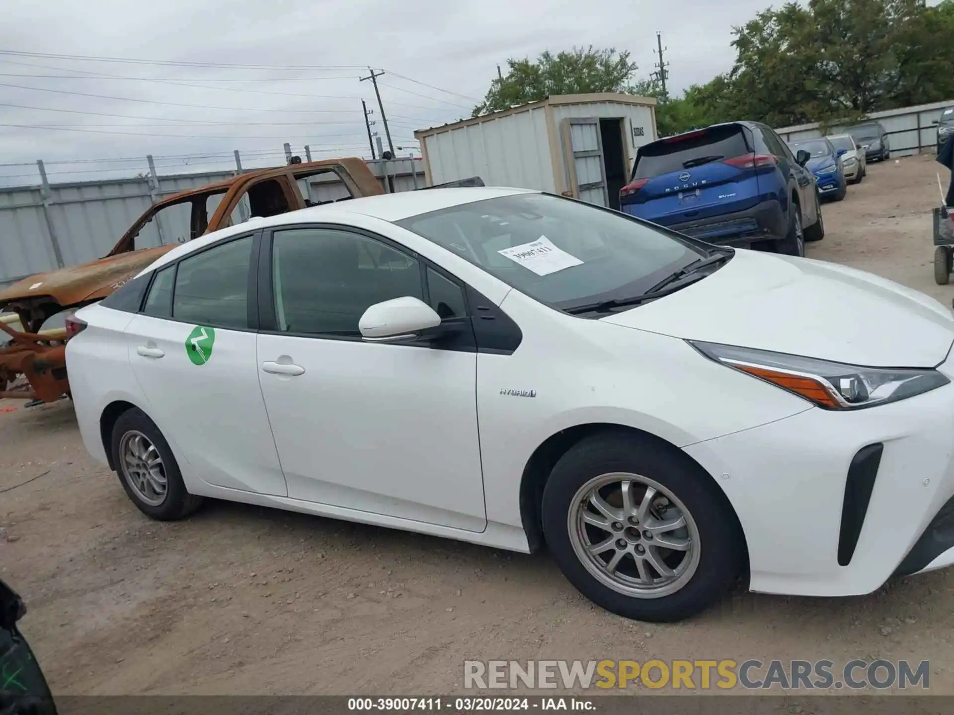 13 Фотография поврежденного автомобиля JTDKAMFU0N3179542 TOYOTA PRIUS 2022