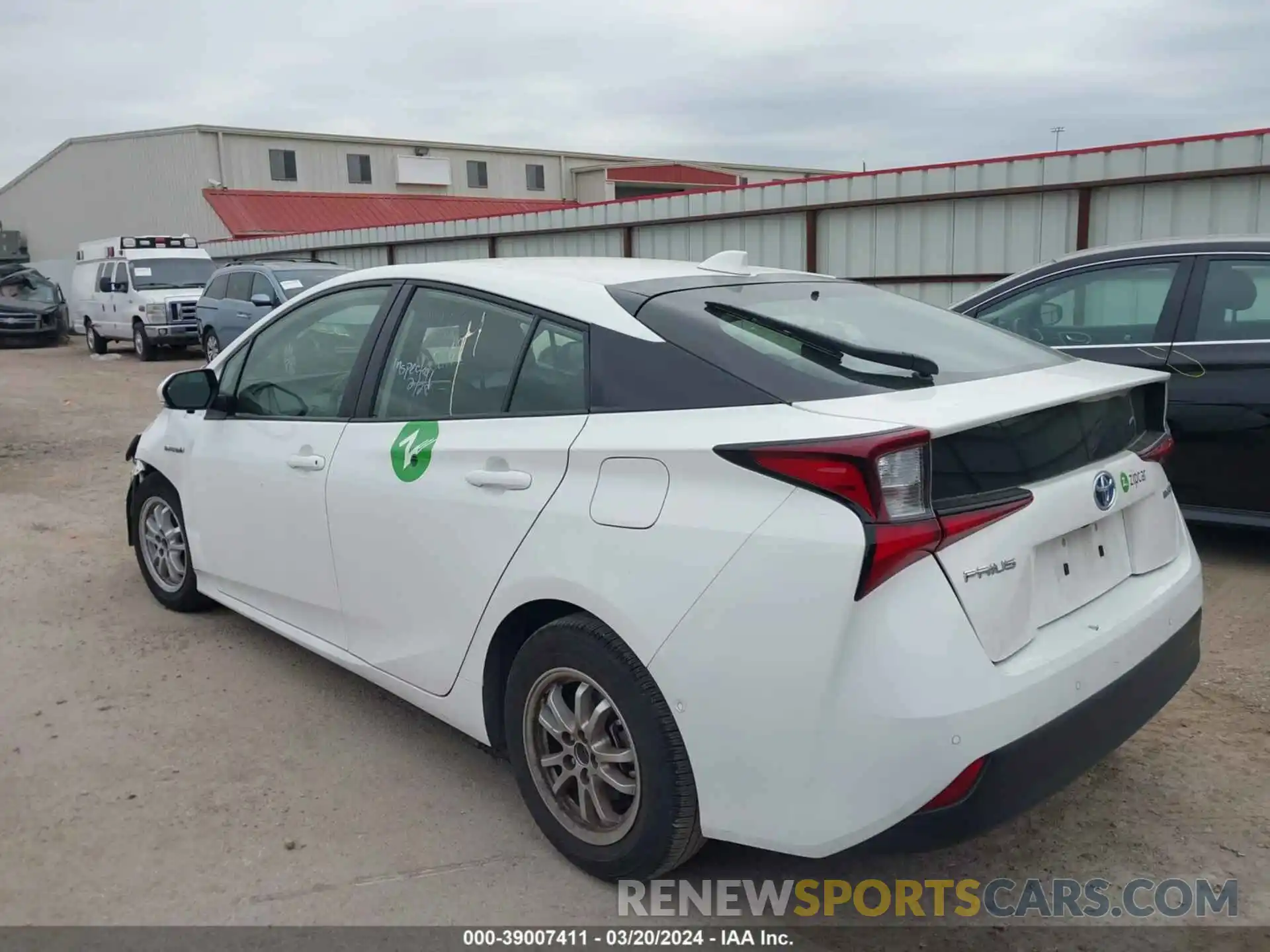 3 Photograph of a damaged car JTDKAMFU0N3179542 TOYOTA PRIUS 2022