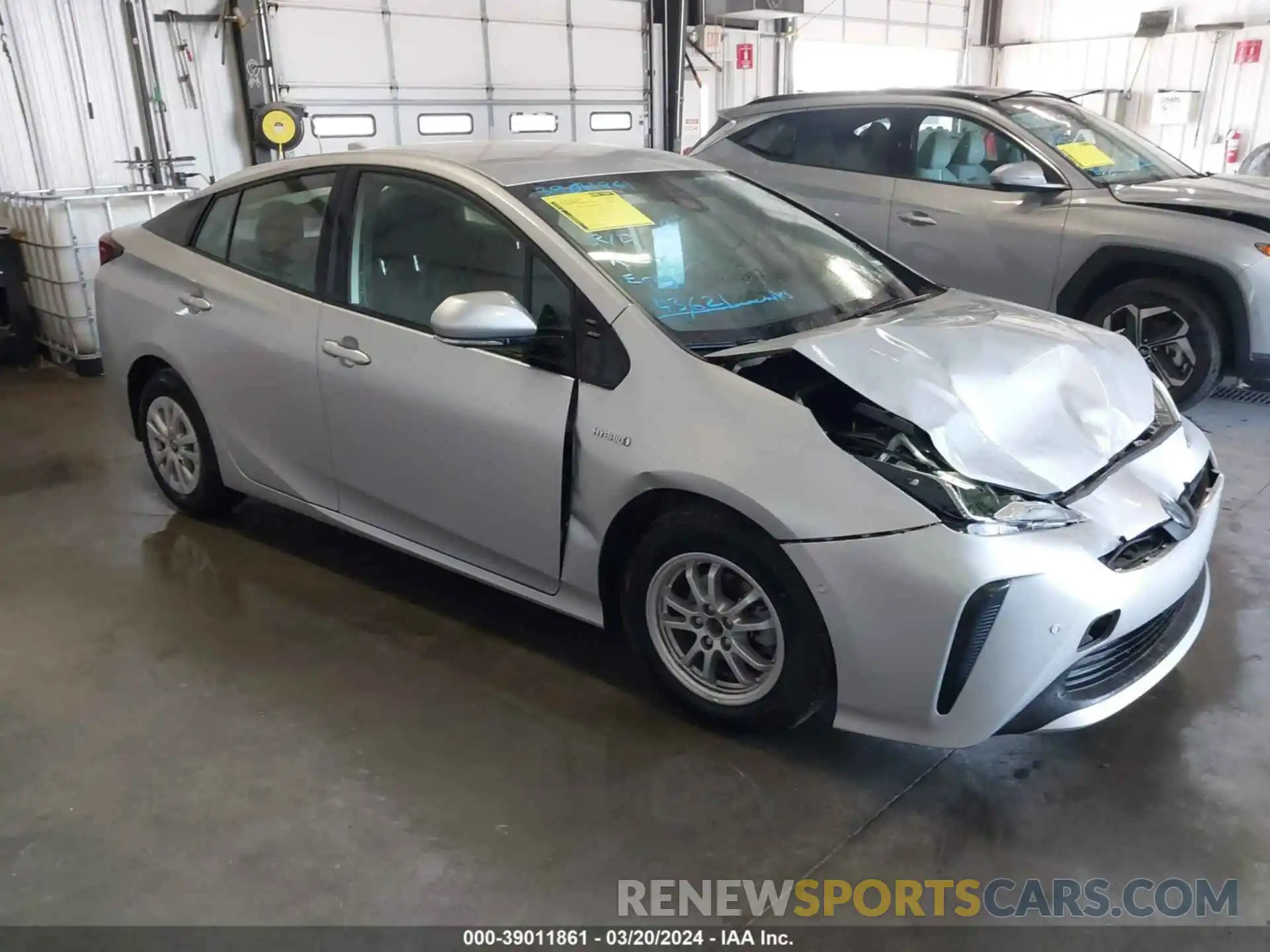 1 Photograph of a damaged car JTDKAMFU0N3183798 TOYOTA PRIUS 2022