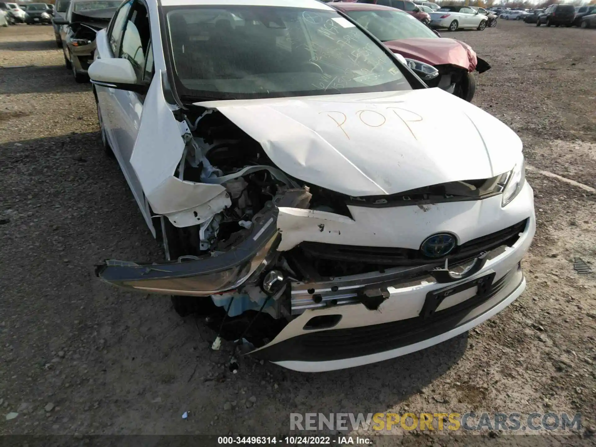 6 Photograph of a damaged car JTDKAMFU1N3155007 TOYOTA PRIUS 2022