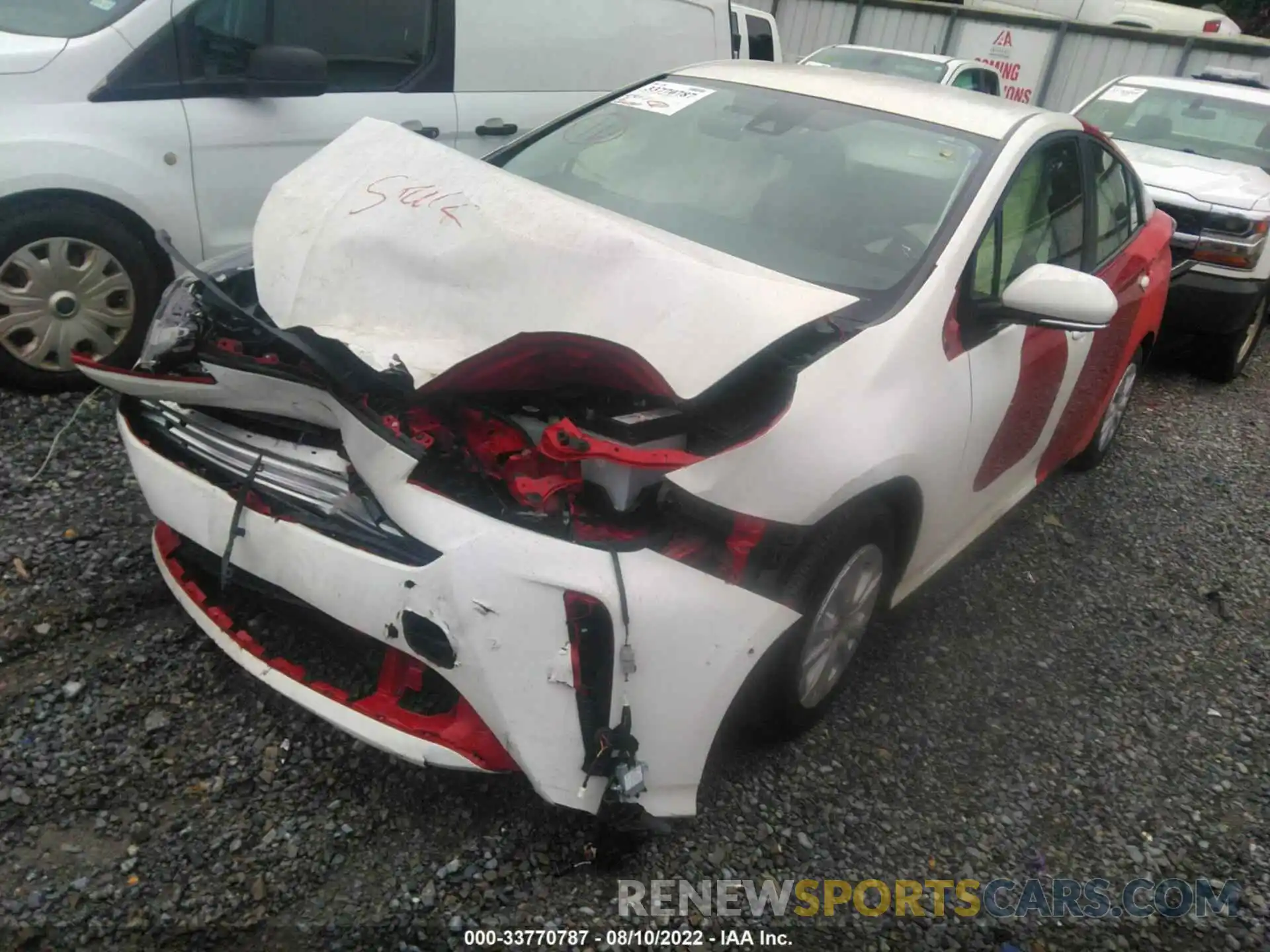 2 Photograph of a damaged car JTDKAMFU1N3156089 TOYOTA PRIUS 2022