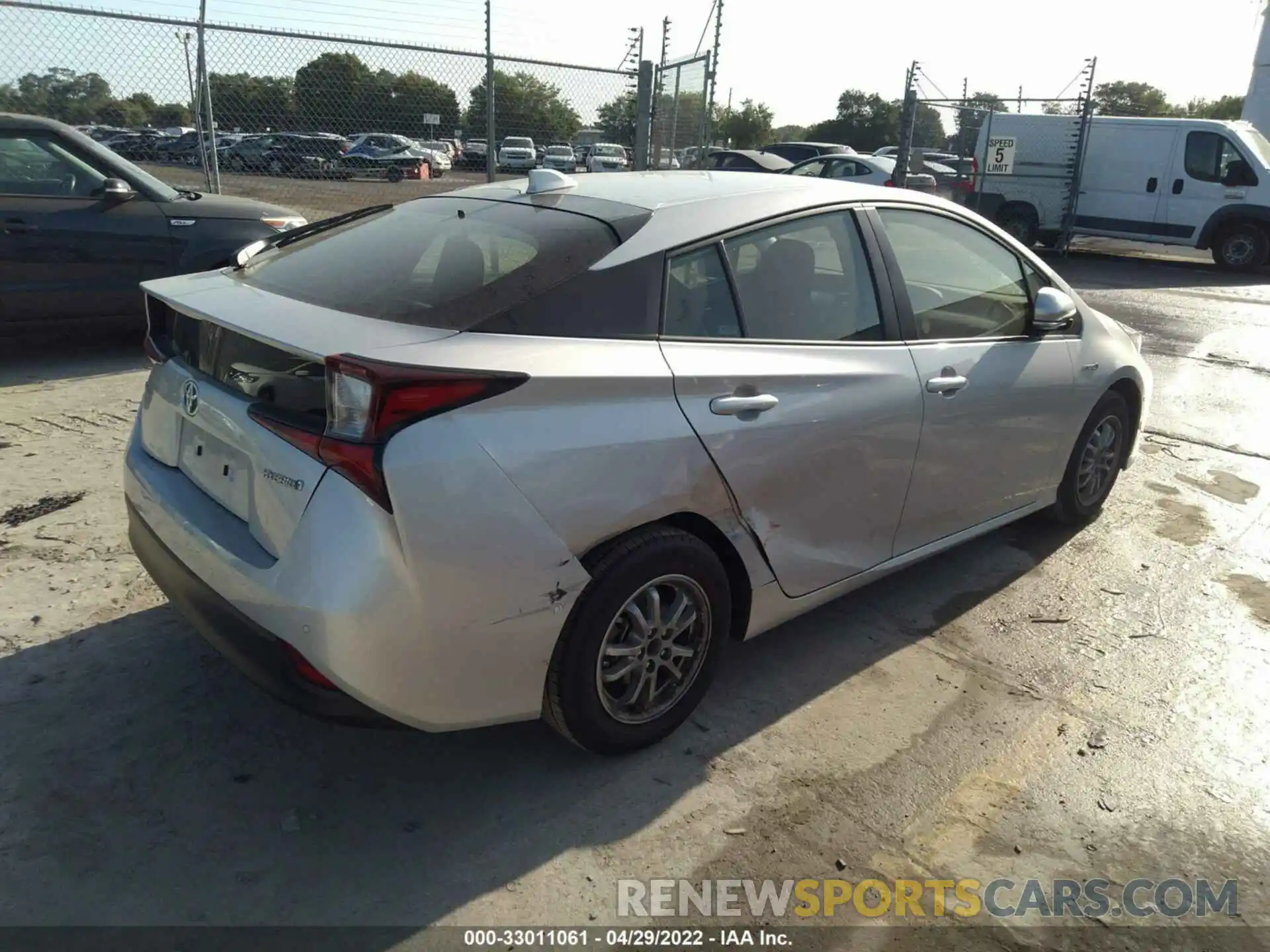 4 Photograph of a damaged car JTDKAMFU1N3157744 TOYOTA PRIUS 2022