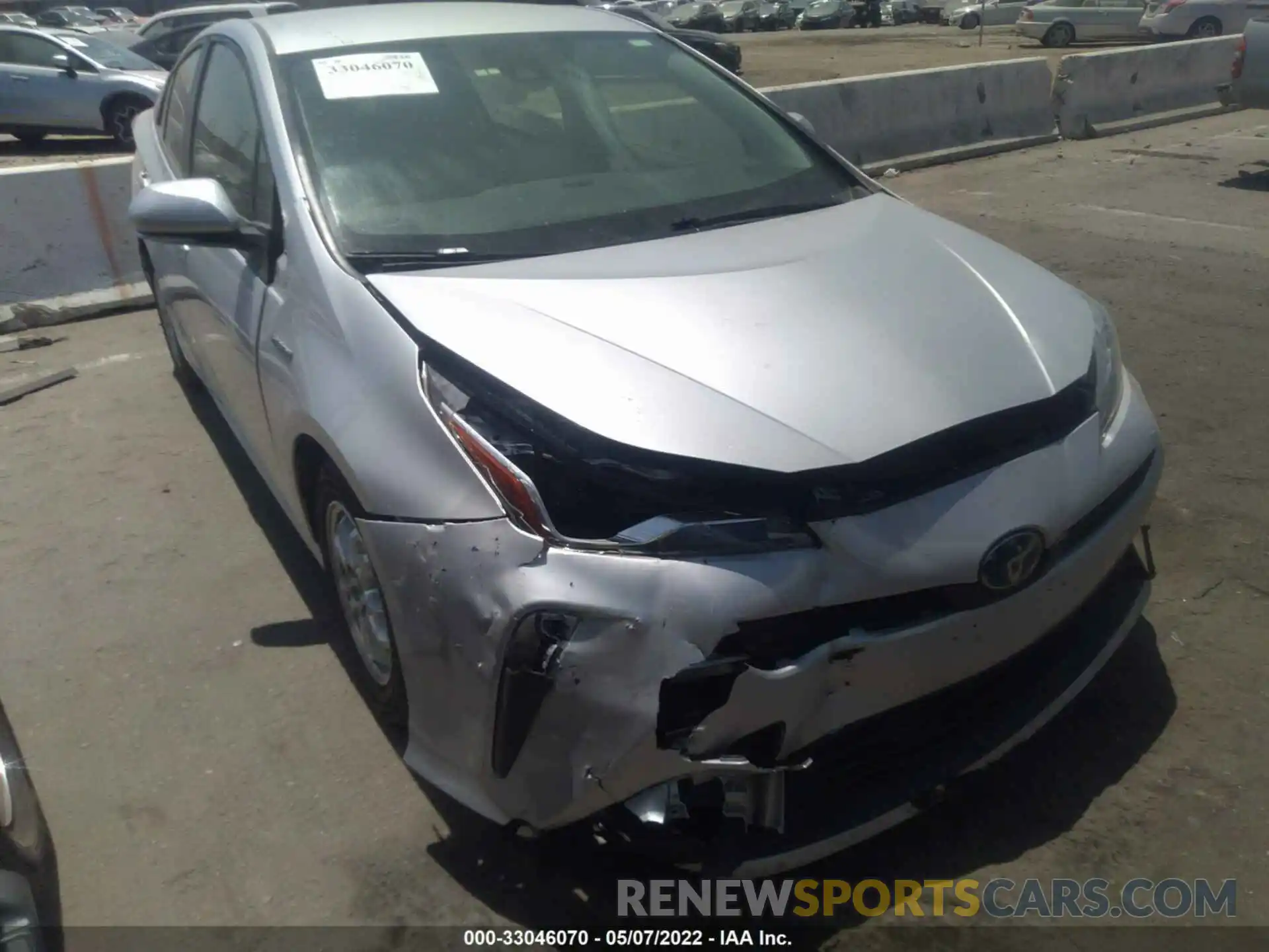 1 Photograph of a damaged car JTDKAMFU1N3160126 TOYOTA PRIUS 2022