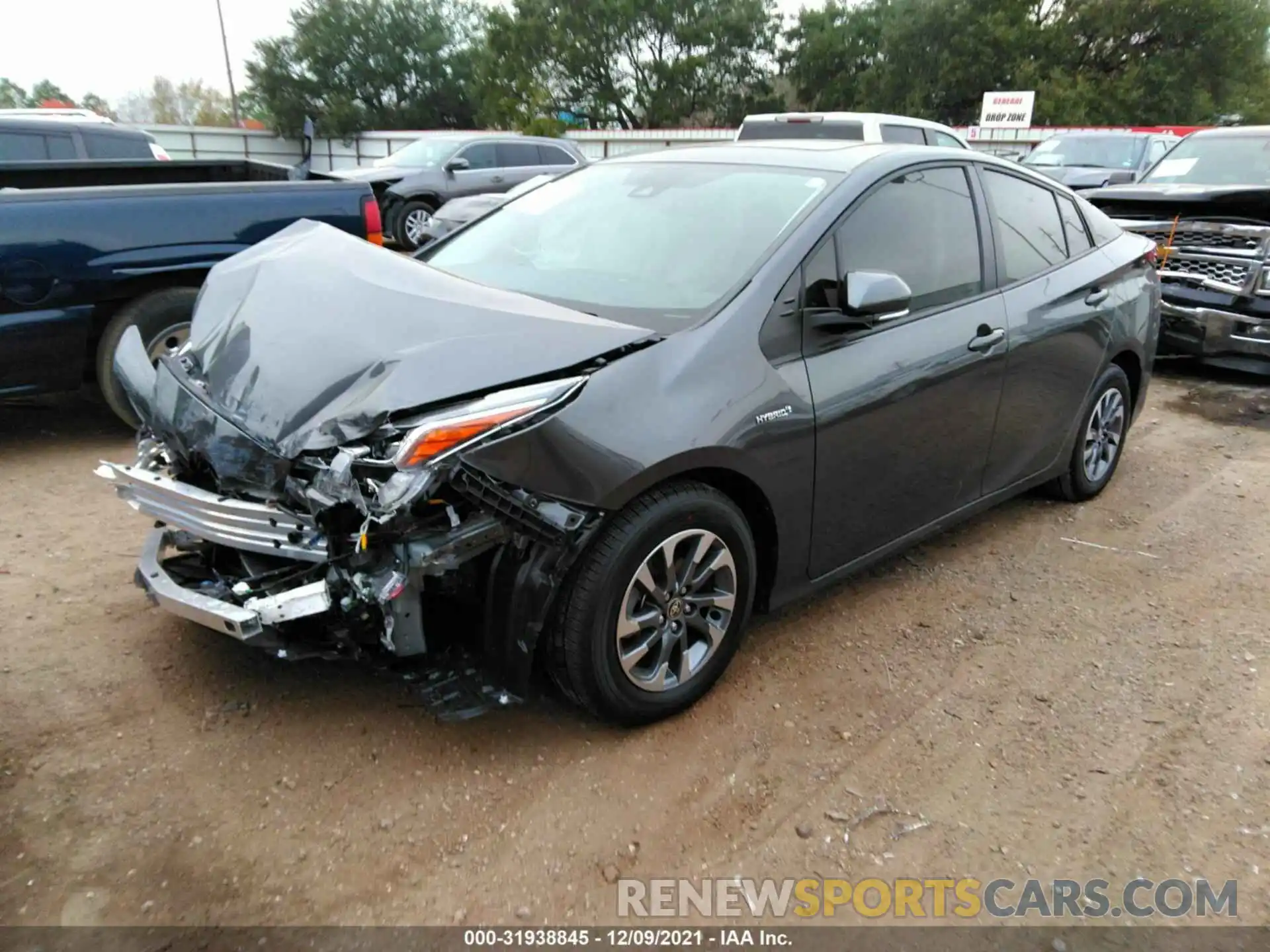 2 Photograph of a damaged car JTDKAMFU1N3161051 TOYOTA PRIUS 2022