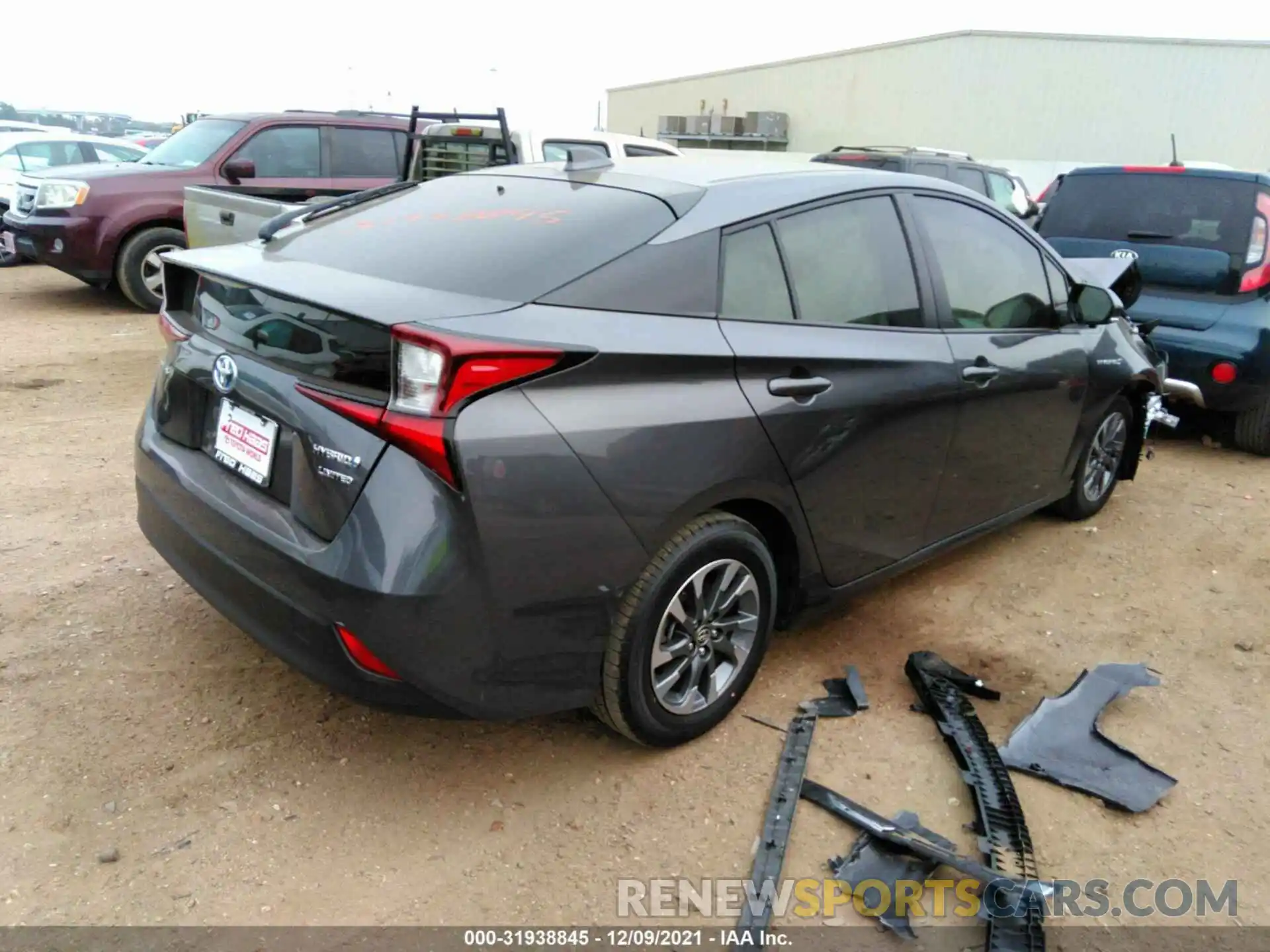 4 Photograph of a damaged car JTDKAMFU1N3161051 TOYOTA PRIUS 2022