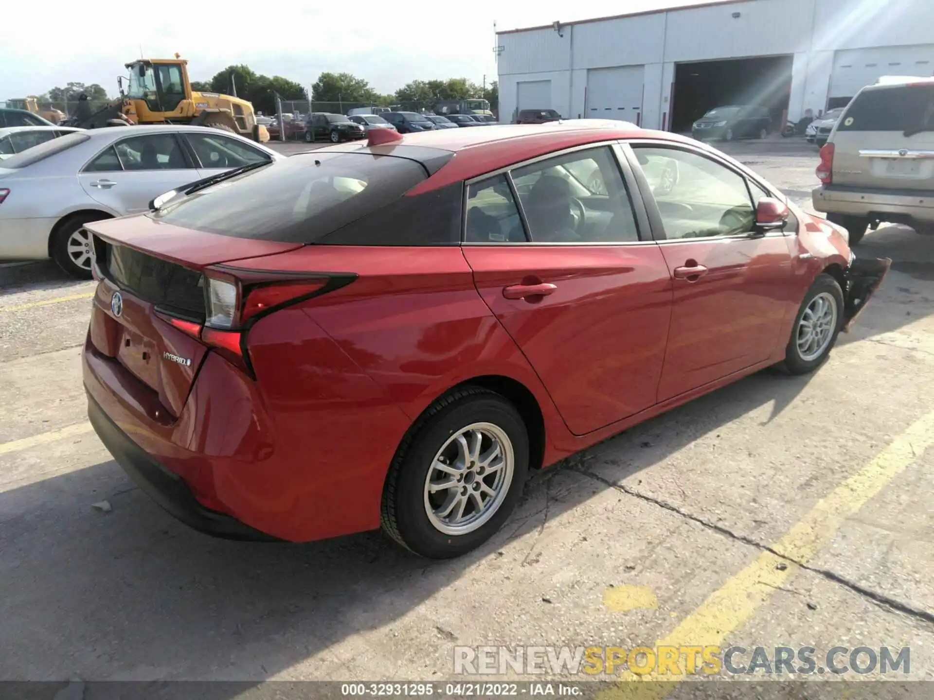 4 Photograph of a damaged car JTDKAMFU1N3164211 TOYOTA PRIUS 2022