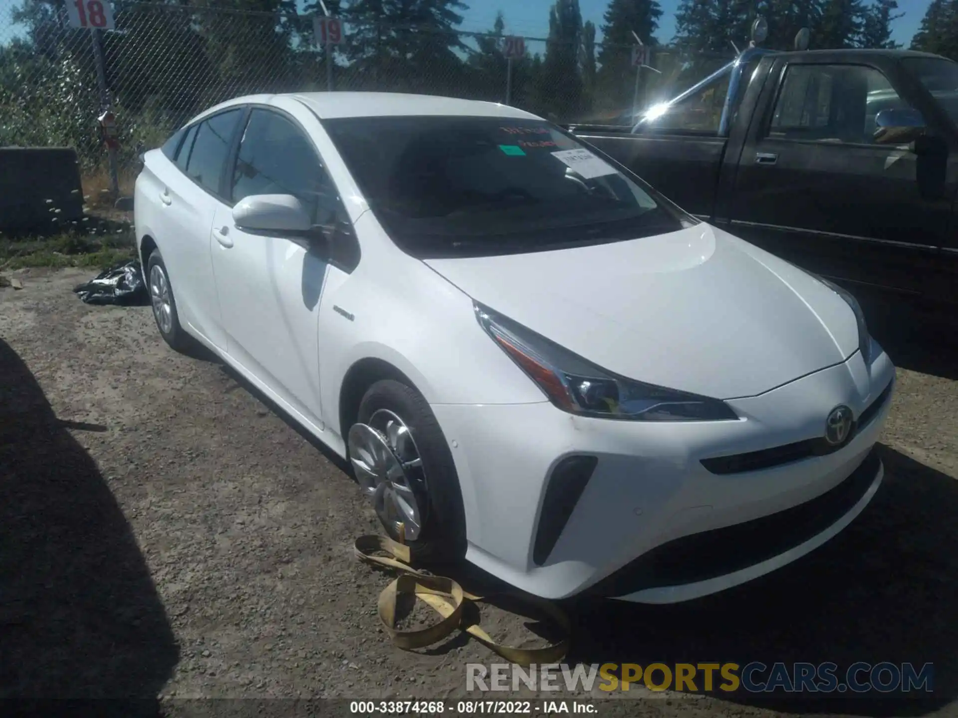 1 Photograph of a damaged car JTDKAMFU2N3153914 TOYOTA PRIUS 2022