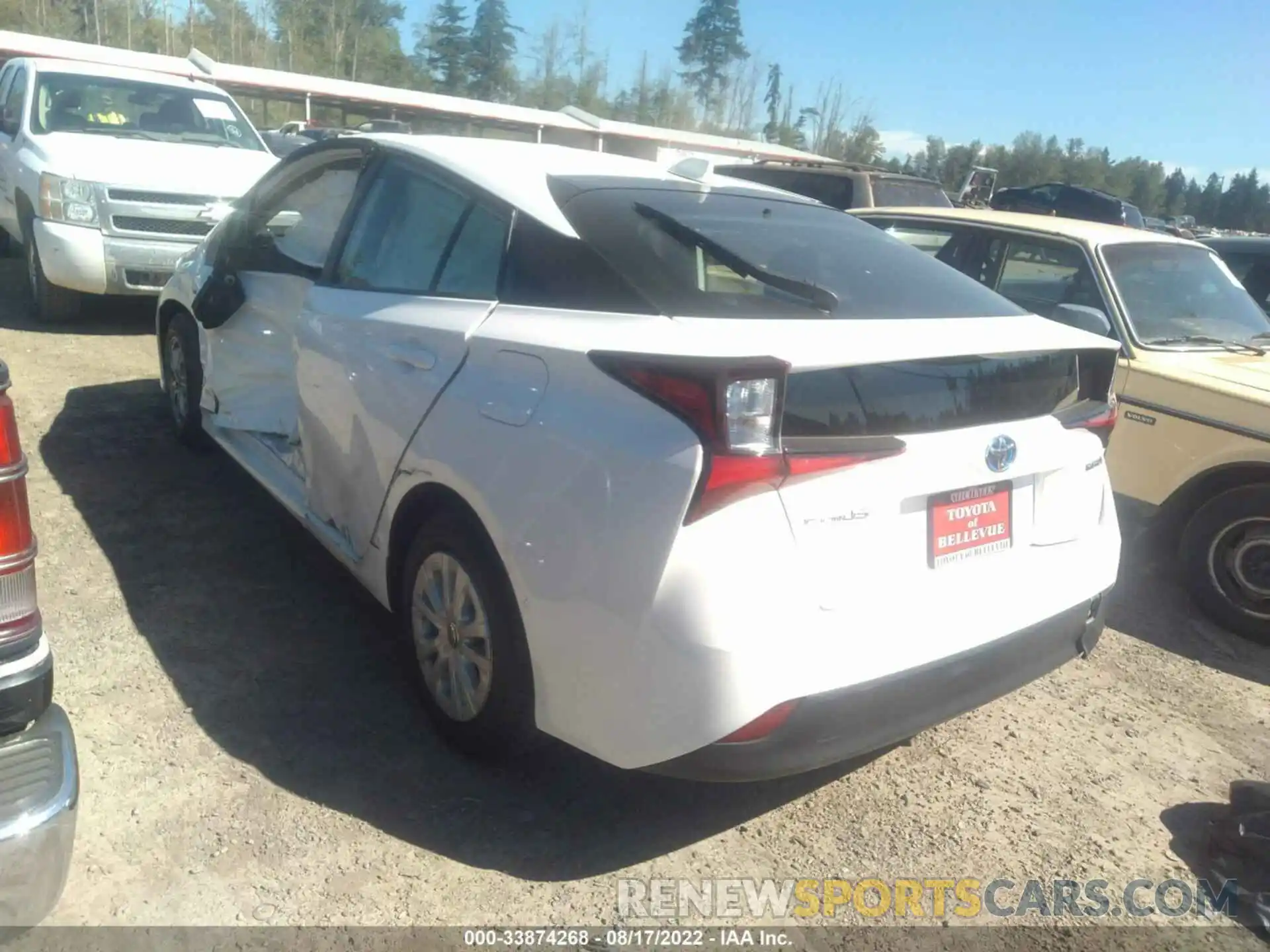 3 Photograph of a damaged car JTDKAMFU2N3153914 TOYOTA PRIUS 2022