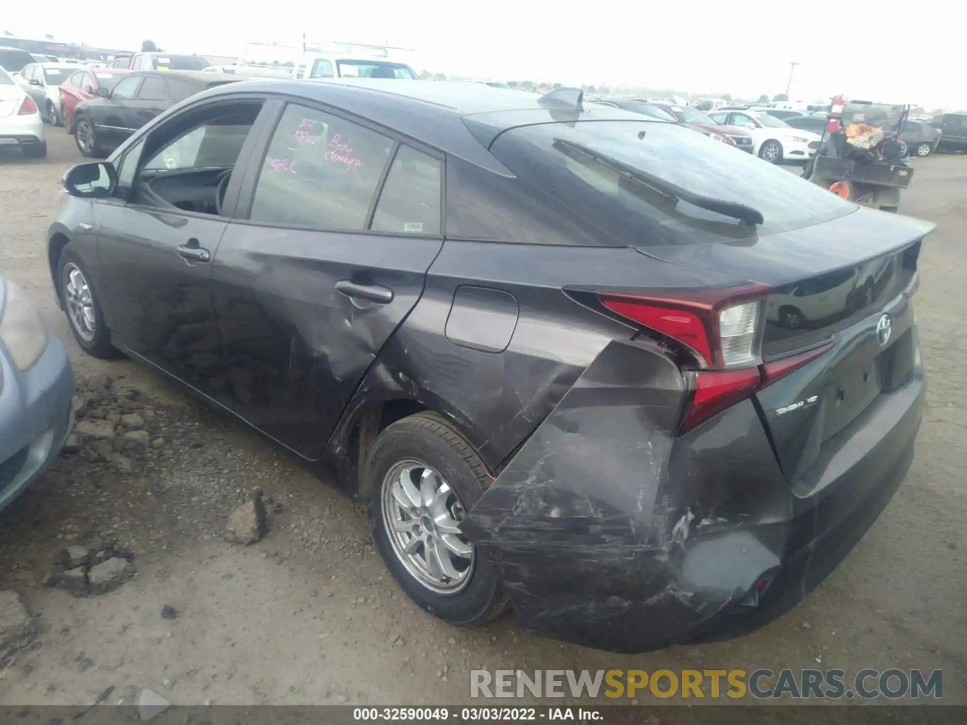 3 Photograph of a damaged car JTDKAMFU2N3159311 TOYOTA PRIUS 2022