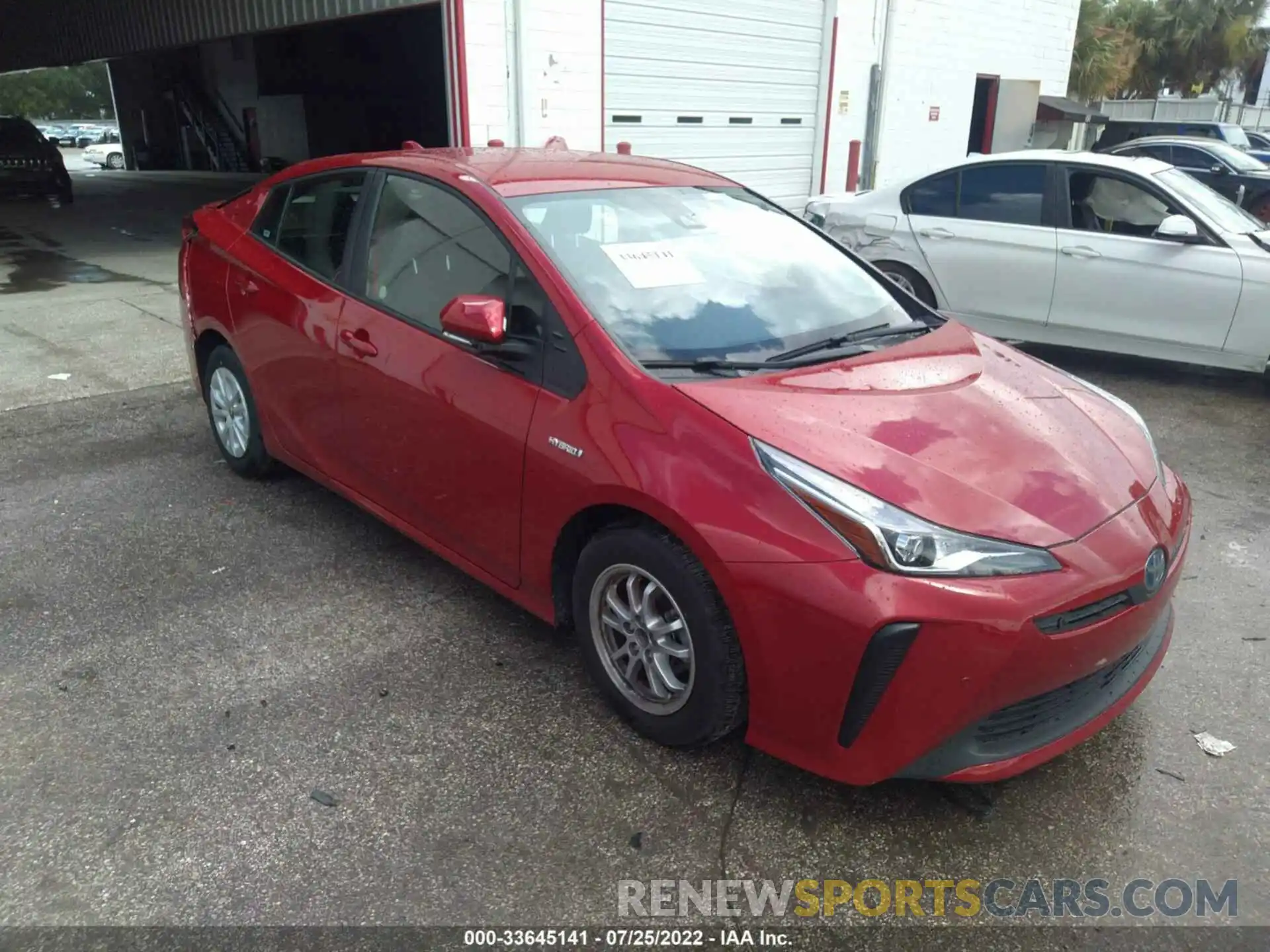 1 Фотография поврежденного автомобиля JTDKAMFU3N3157566 TOYOTA PRIUS 2022