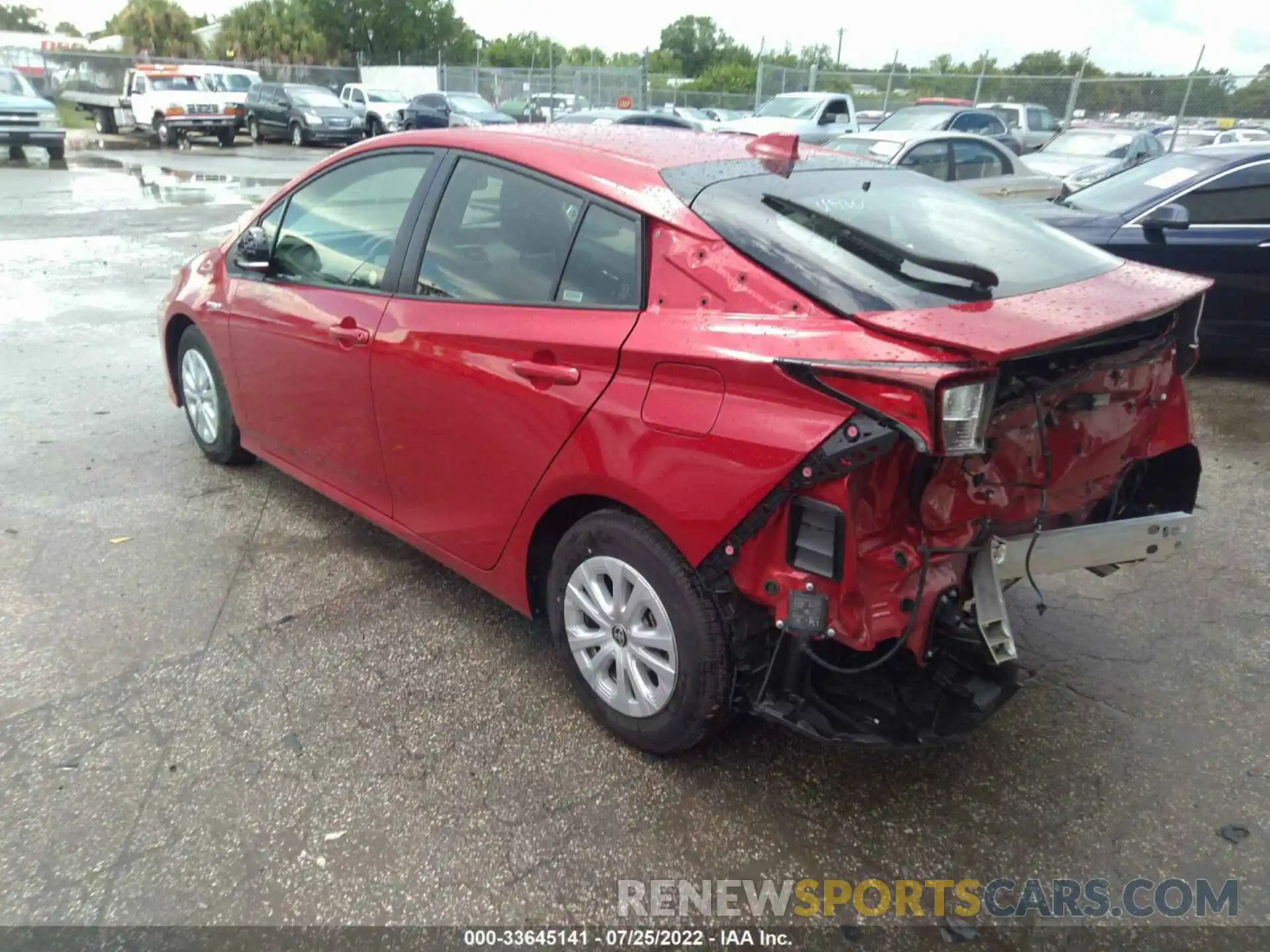 3 Photograph of a damaged car JTDKAMFU3N3157566 TOYOTA PRIUS 2022