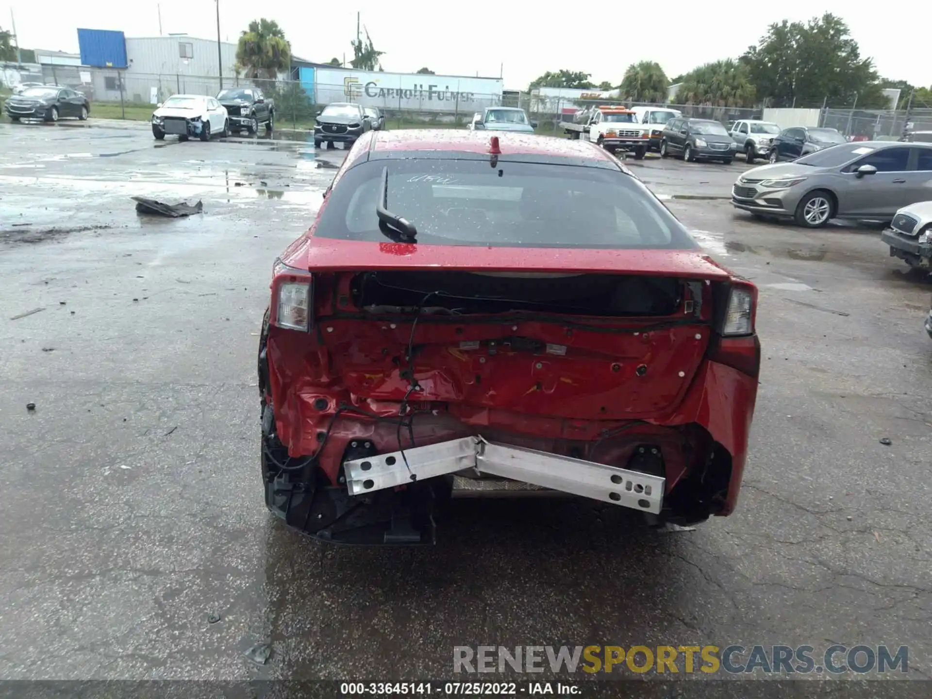 6 Photograph of a damaged car JTDKAMFU3N3157566 TOYOTA PRIUS 2022