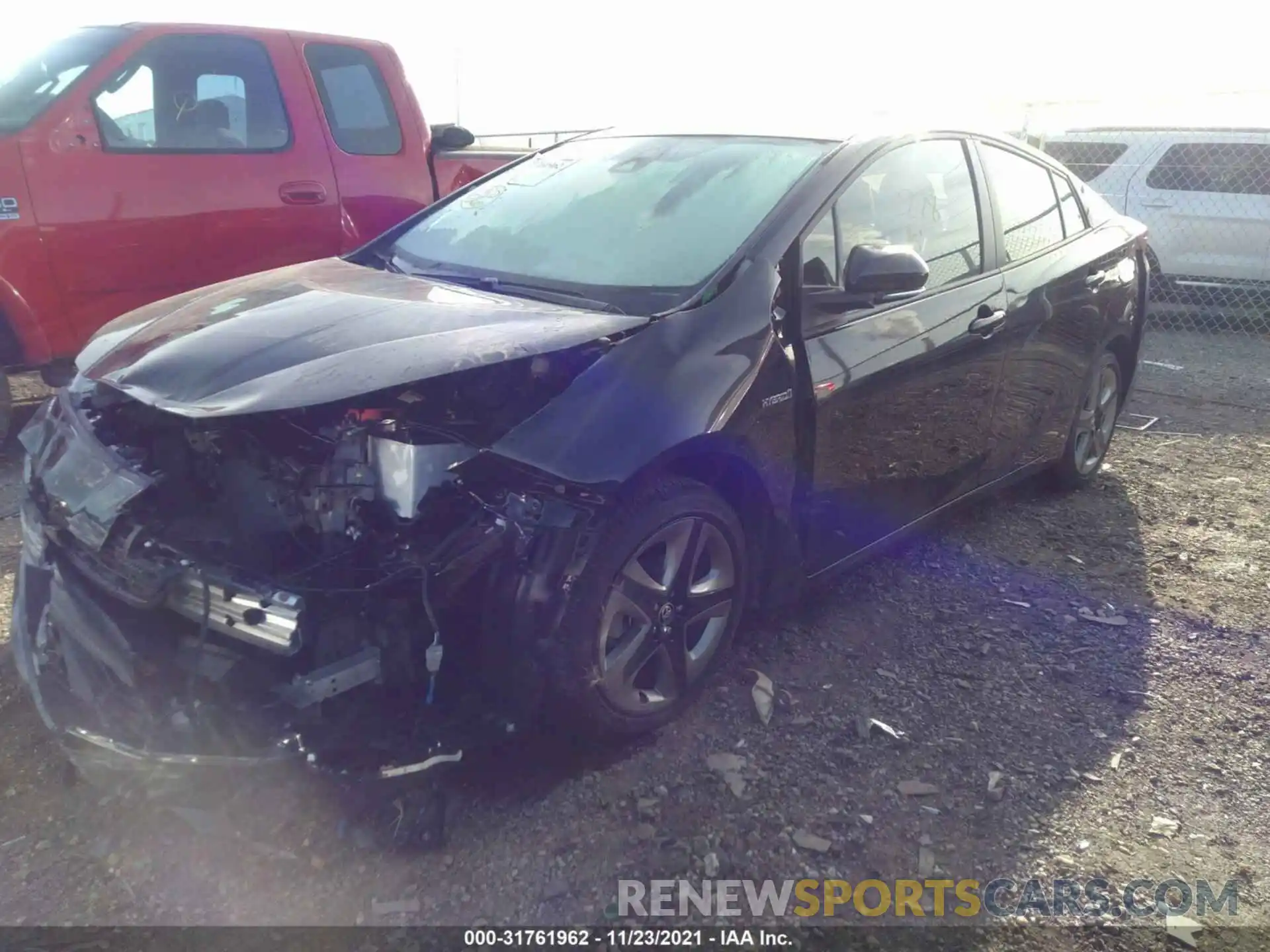 2 Photograph of a damaged car JTDKAMFU3N3158653 TOYOTA PRIUS 2022