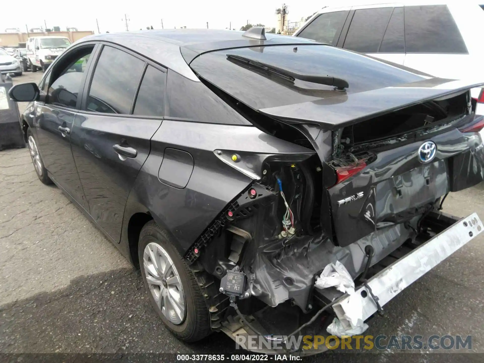 3 Photograph of a damaged car JTDKAMFU3N3158670 TOYOTA PRIUS 2022