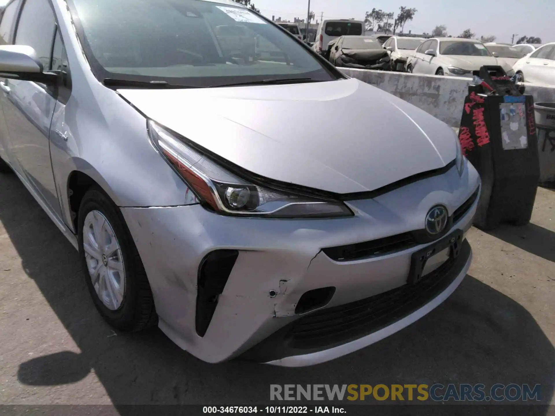 6 Photograph of a damaged car JTDKAMFU3N3161813 TOYOTA PRIUS 2022