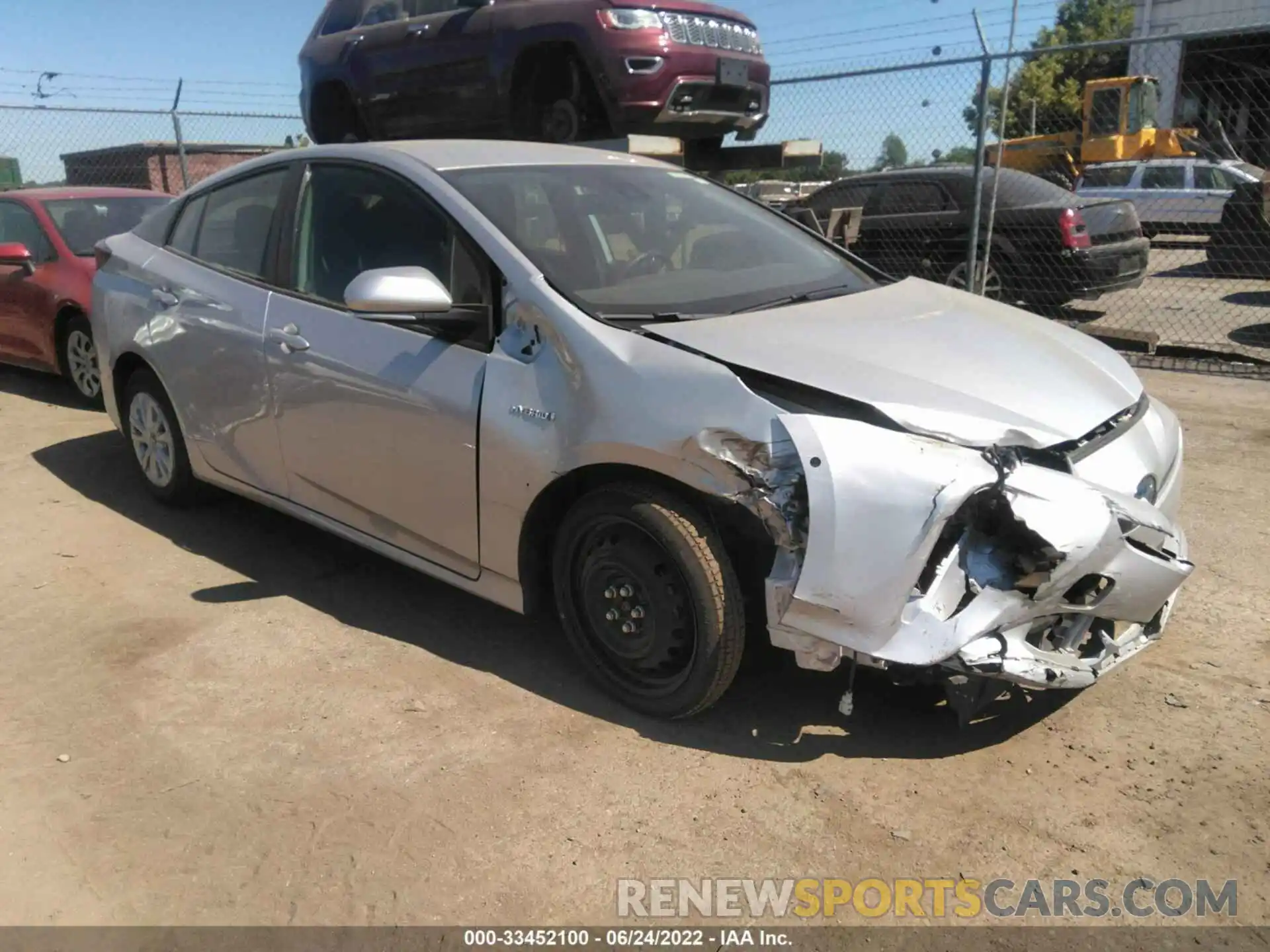 1 Photograph of a damaged car JTDKAMFU4N3154336 TOYOTA PRIUS 2022