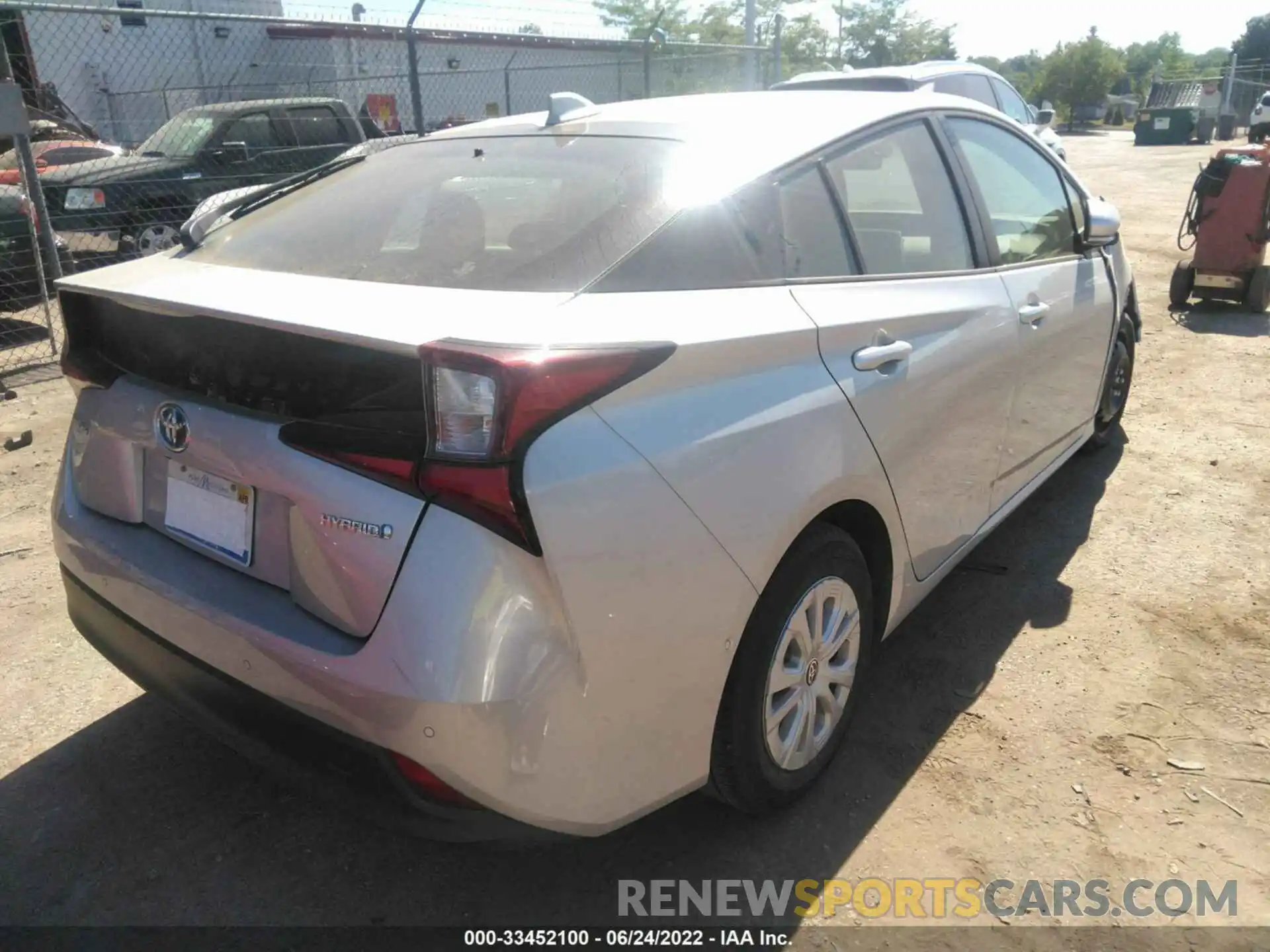 4 Photograph of a damaged car JTDKAMFU4N3154336 TOYOTA PRIUS 2022